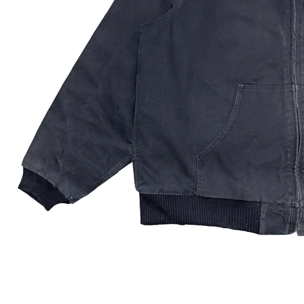 Carhartt Vintage Carhartt Distressed Active Jacket J140 BLk Size US XXL / EU 58 / 5 - 3 Thumbnail