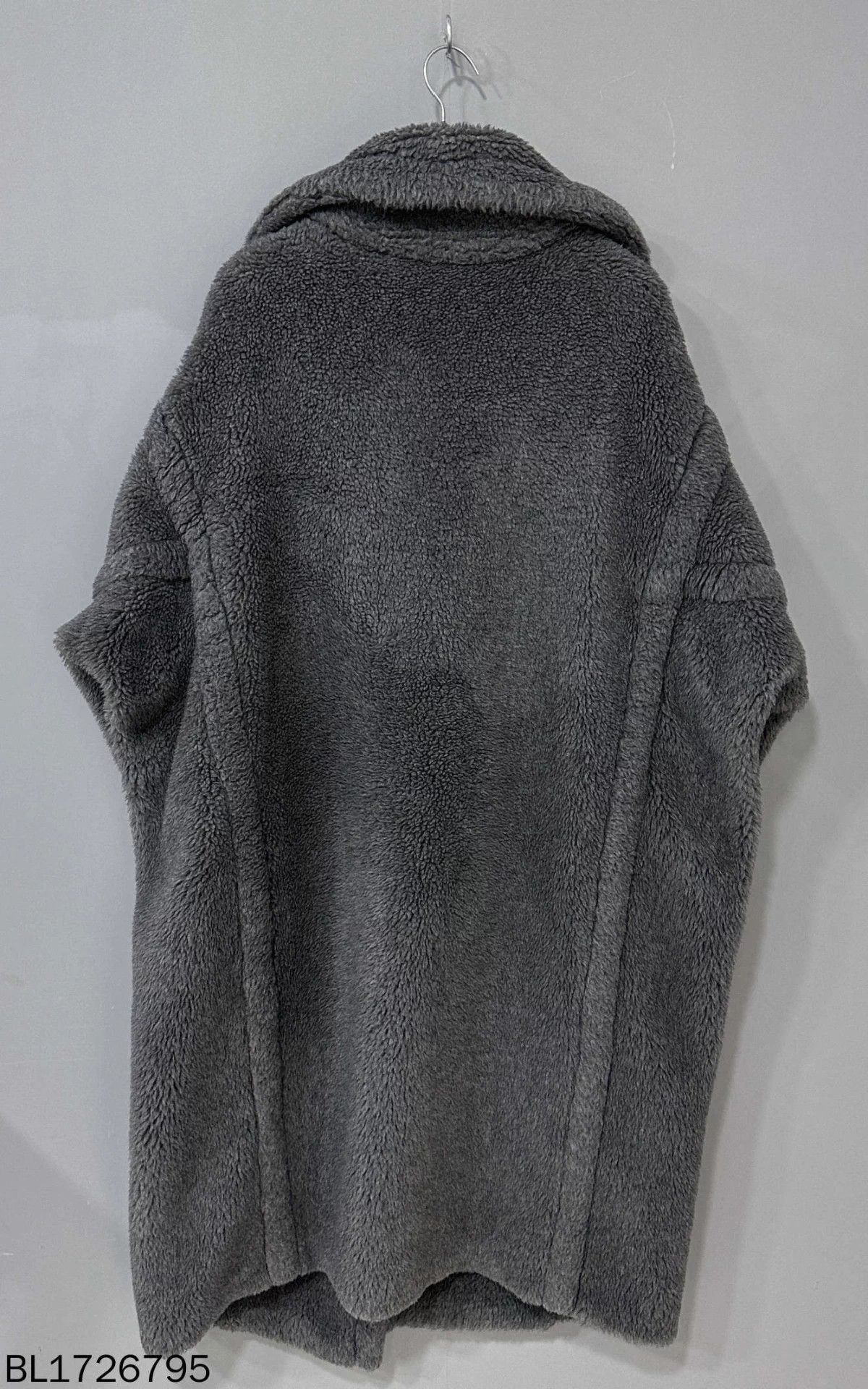 Max Mara MaxMara Deep Space Gray Teddy Coat M 99 New Size M / US 6-8 / IT 42-44 - 3 Thumbnail
