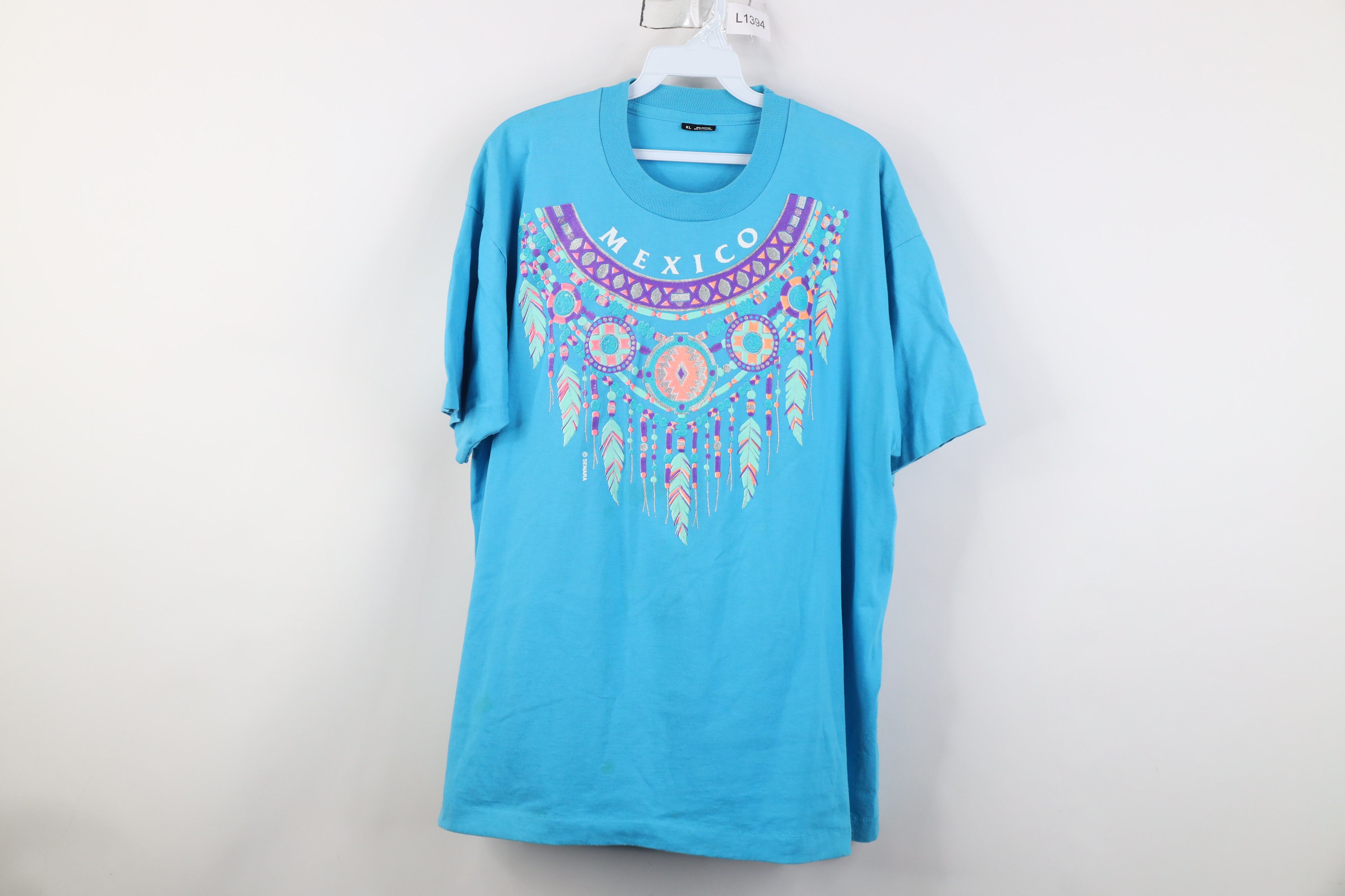 Vintage Vintage 90s Streetwear Southwestern Native T-Shirt USA Size XL / US 12-14 / IT 48-50 - 1 Thumbnail