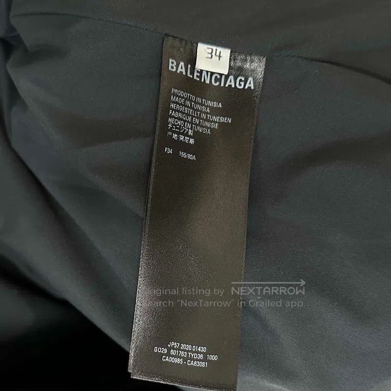 Balenciaga Balenciaga Logo Buckle Cotton Jacket Size XXS / US 00 / IT 34 - 6 Thumbnail