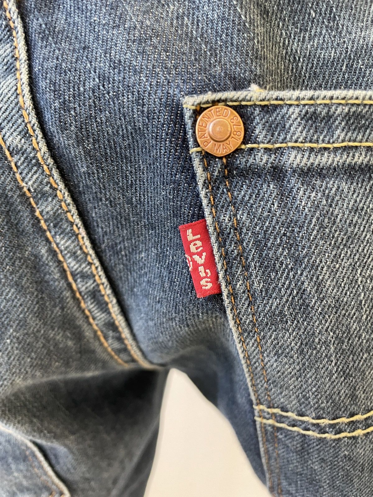 Levi's Title: Levis 514 Dark Wash Denim Jeans W34 Heritage Fade Size US 34 / EU 50 - 18 Thumbnail