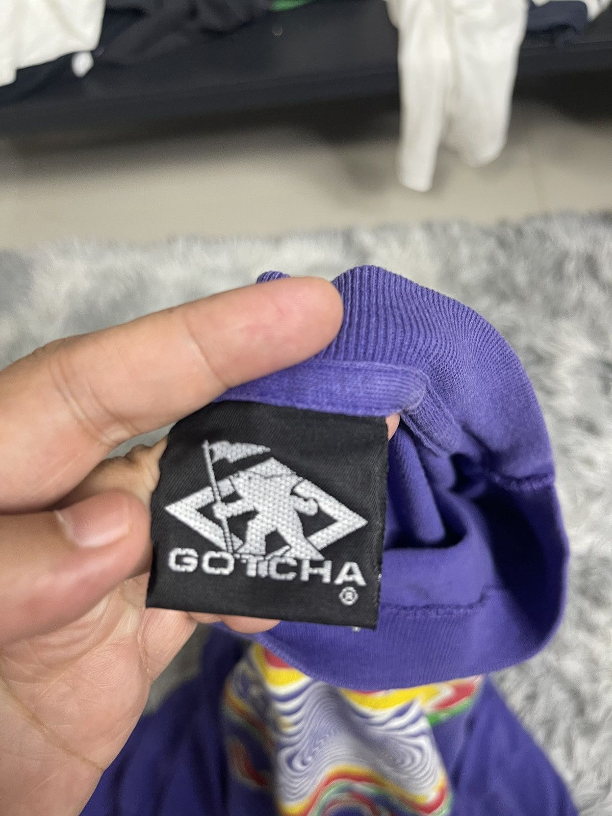 Gotcha Rare “AWARE” Gotcha Surf 90s Long Sleeve Size US L / EU 52-54 / 3 - 6 Thumbnail