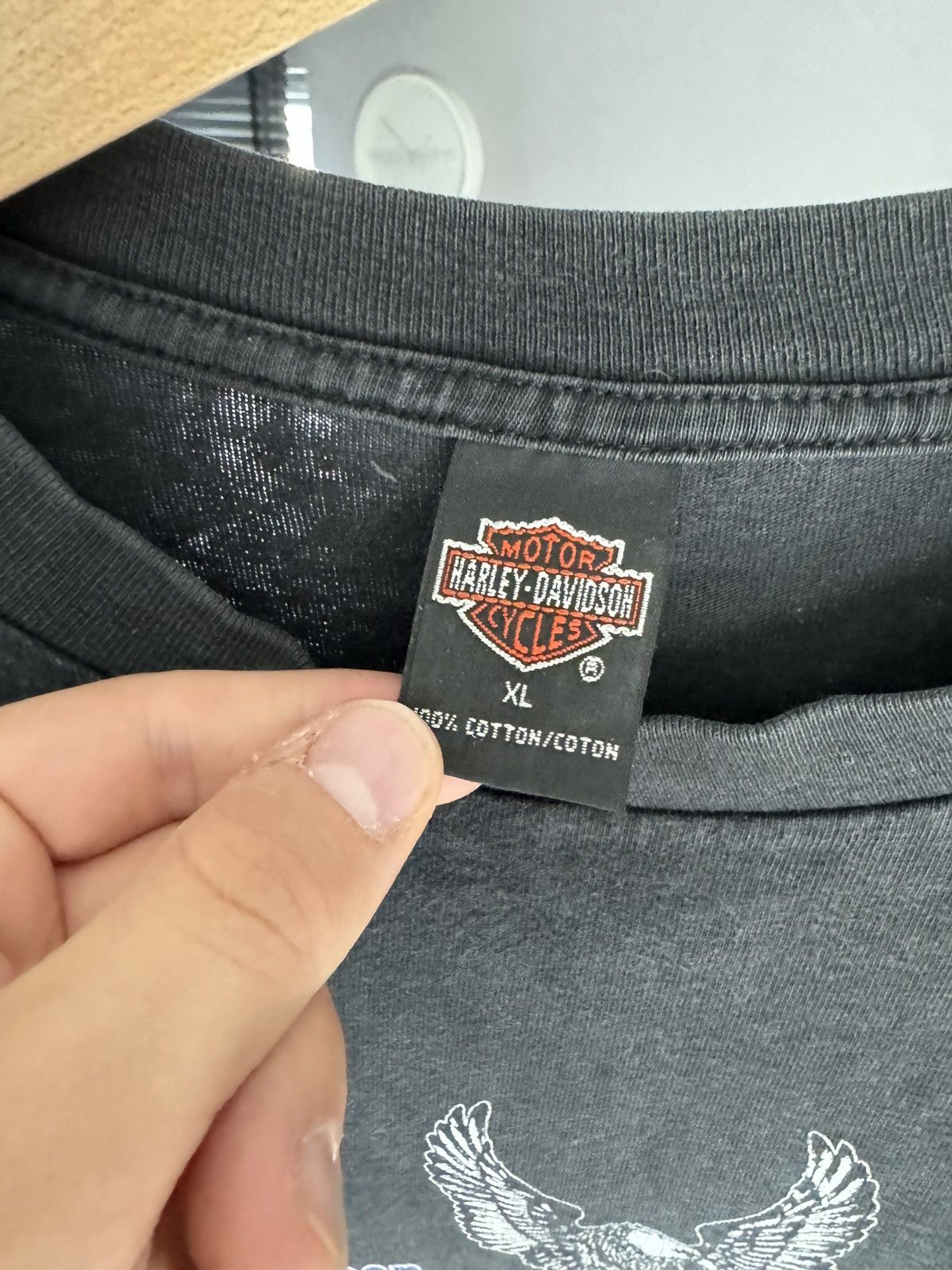 Harley Davidson × Vintage Vinatage harley Davidson t-shirt Size US XL / EU 56 / 4 - 3 Thumbnail