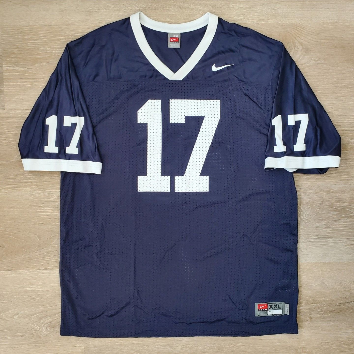 Nike Vtg Nike Penn State #17 Football Jersey Y2K NWOT Size US XXL / EU 58 / 5 - 4 Thumbnail