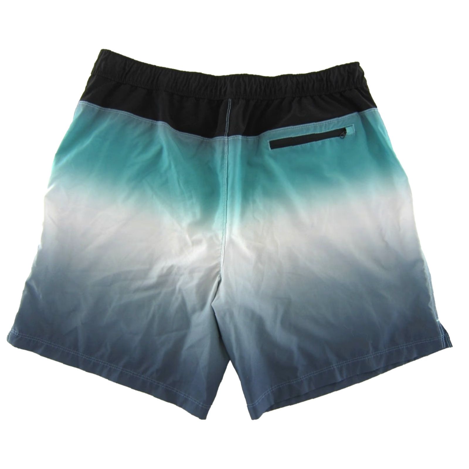 Speedo Speedo Swim Trunk Shorts Men 2XL B lue Tie Dye Ombre Lined Bottom 50" hip 38" waist 14" rise Beach Colorful Mens Size US 39 - 2 Thumbnail