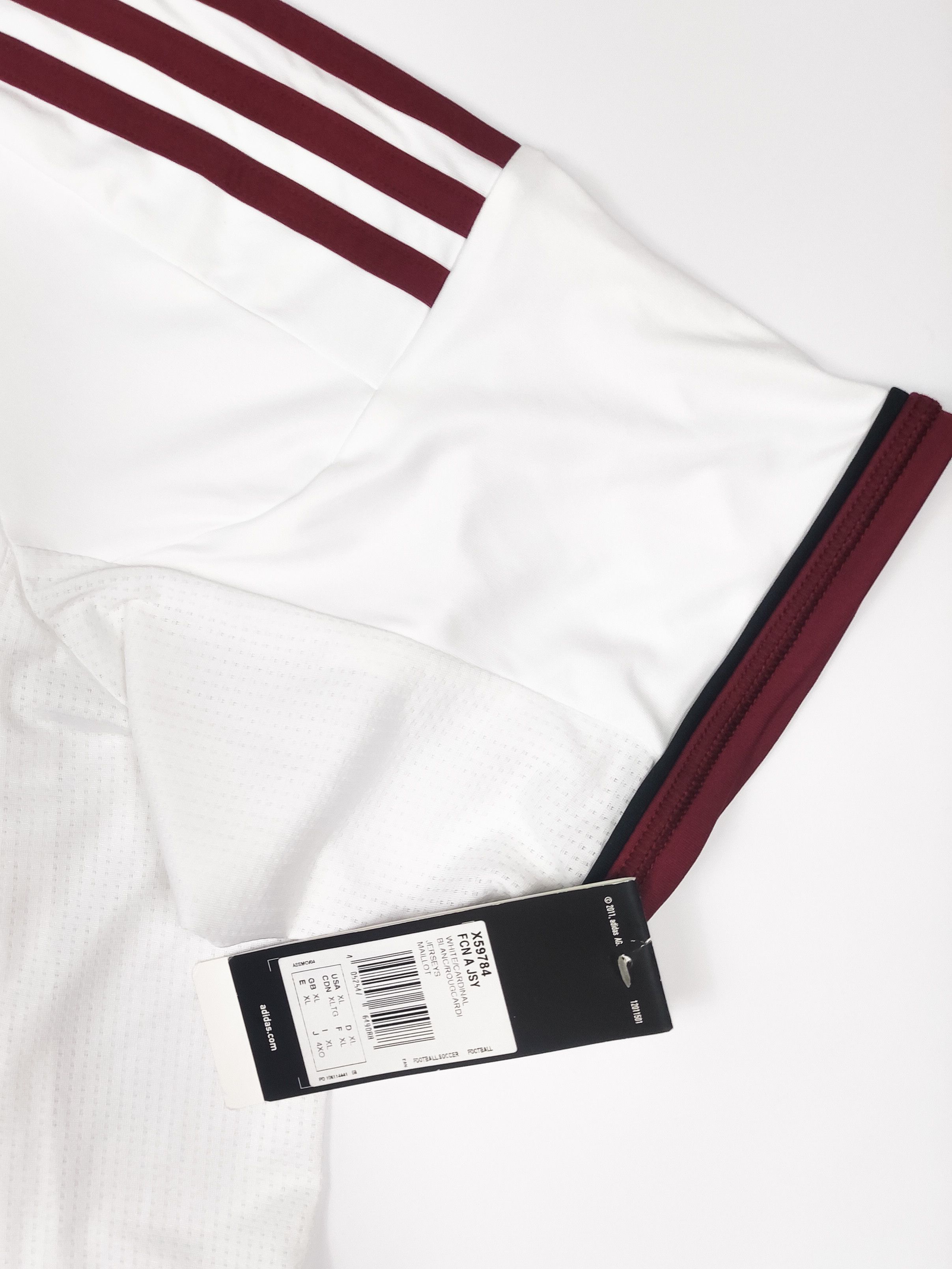 Adidas BNWT 1. FC Nürnberg Adidas 2012 2013 2014 Home Shirt "NKD" Size US XL / EU 56 / 4 - 10 Thumbnail