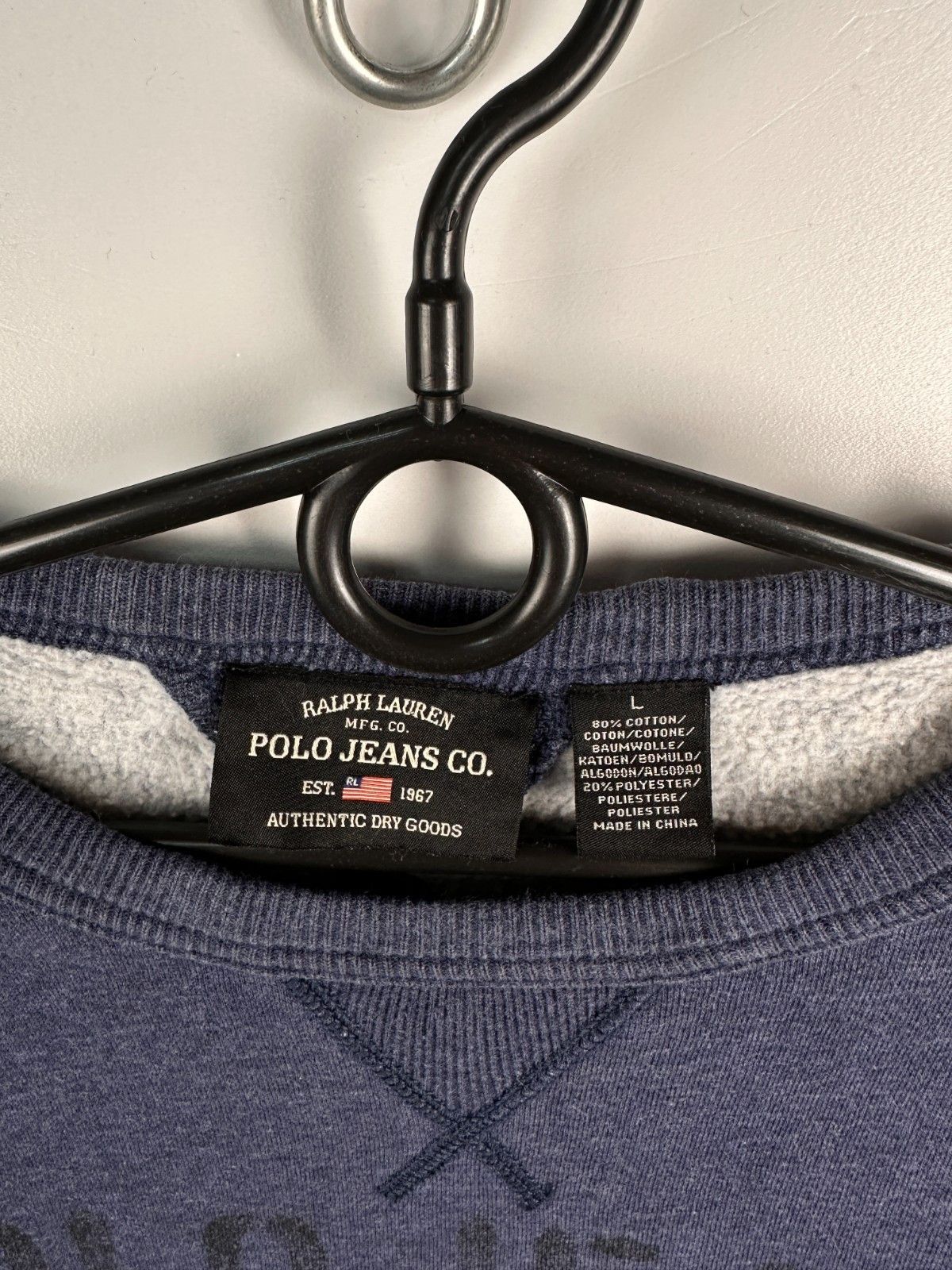 Ralph Lauren Vintage Ralph Lauren Polo Jeans Company Sweatshirt Mens L Size US L / EU 52-54 / 3 - 5 Thumbnail