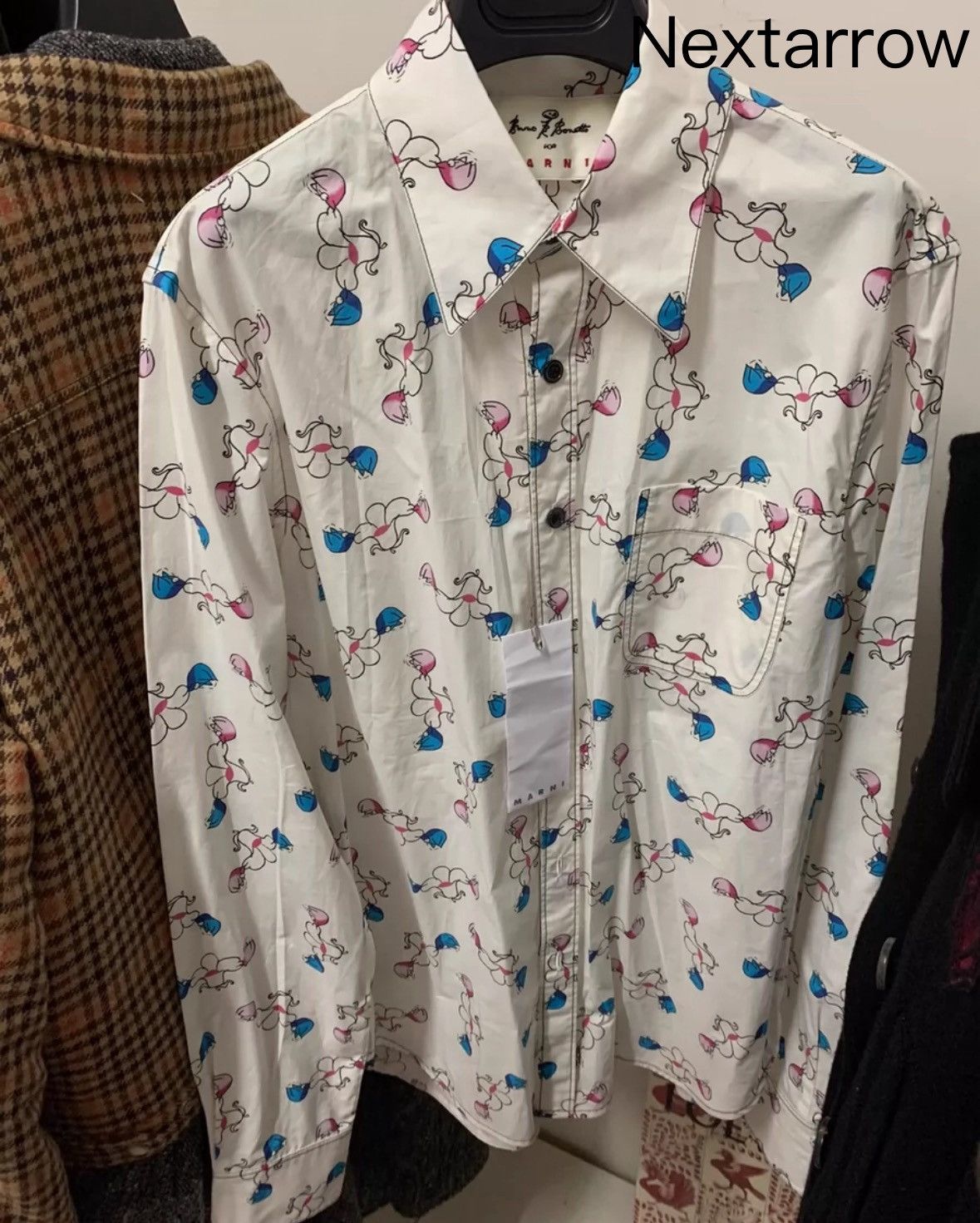 Marni MARNI AW19 Artist Anime Collaboration Shirt2412-Nextarrow Size US M / EU 48-50 / 2 - 1 Thumbnail