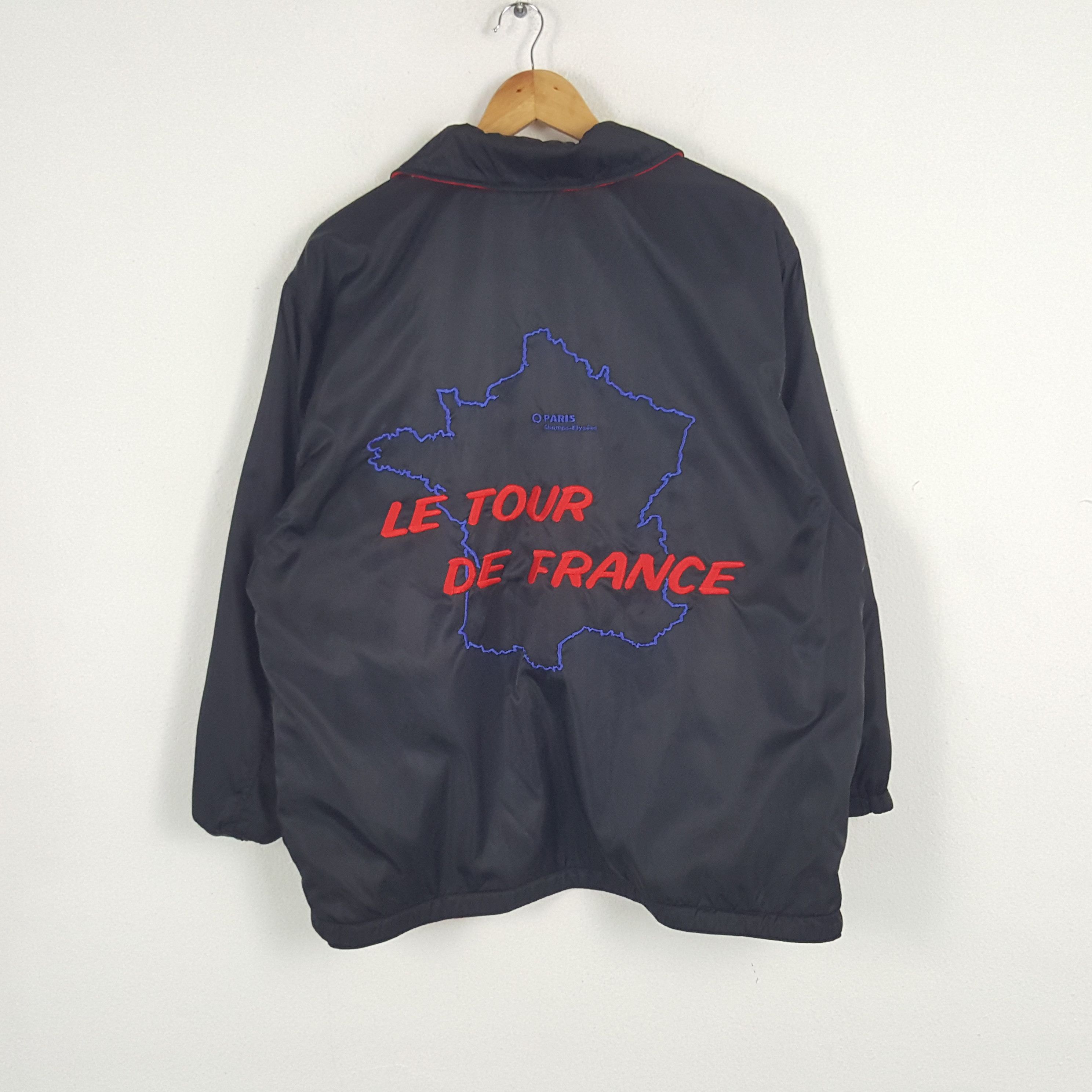 USA Olympics × Vintage Vintage Le Tour De France Sport Style Reversible Jacket Size US L / EU 52-54 / 3 - 1 Thumbnail