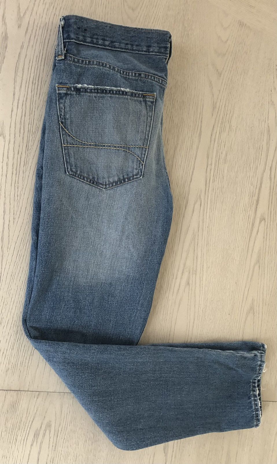 Hollister HOLLISTER Light Wash Stretch Denim Skinny Jean Men's Blue Size US 33 - 3 Thumbnail