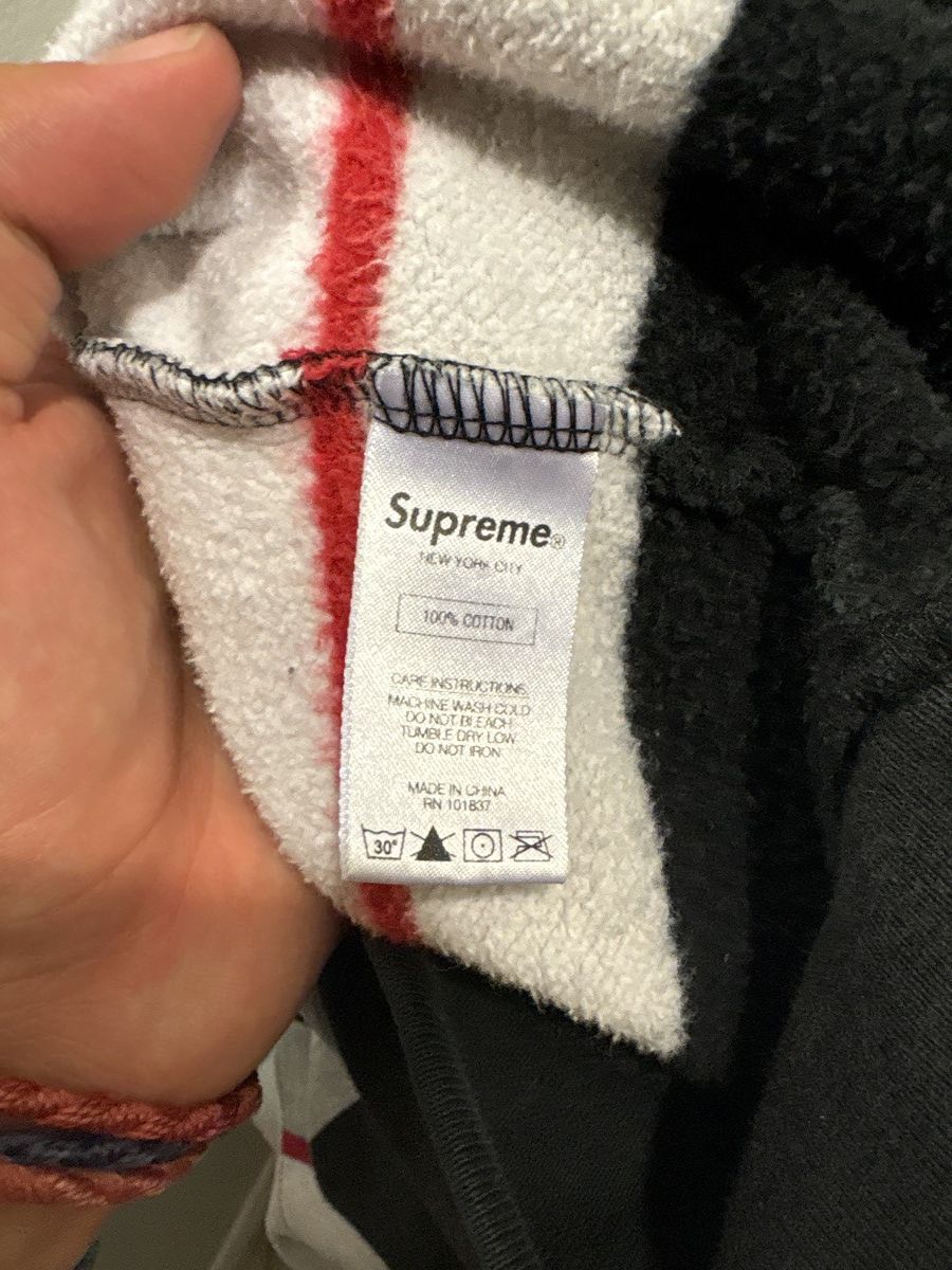 Supreme Supreme Striped Hoodie Size US XL / EU 56 / 4 - 7 Thumbnail