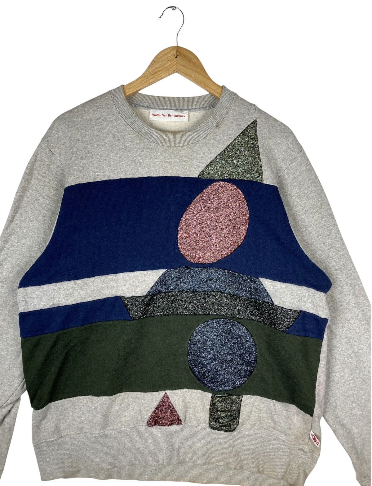 Walter Van Beirendonck Vintage WALTER VAN BEIRENDONCK Abstract Geometric Patch Size US XXL / EU 58 / 5 - 2 Thumbnail