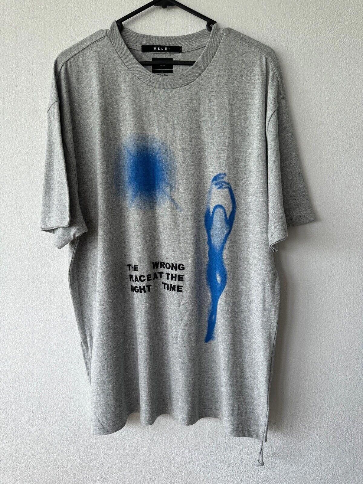 Ksubi new ksubi tee shirt top mens medium grey right time biggie Size US M / EU 48-50 / 2 - 1 Thumbnail