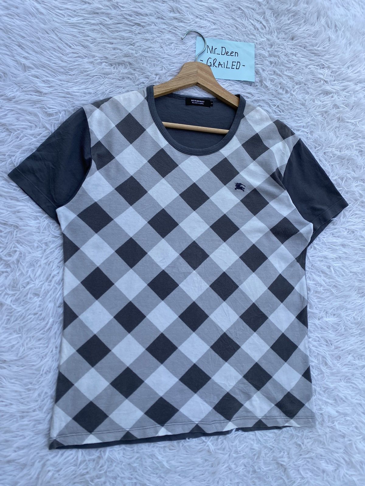 Burberry Rare Vintage Burberry Checkered Tshirt Size US M / EU 48-50 / 2 - 2 Thumbnail
