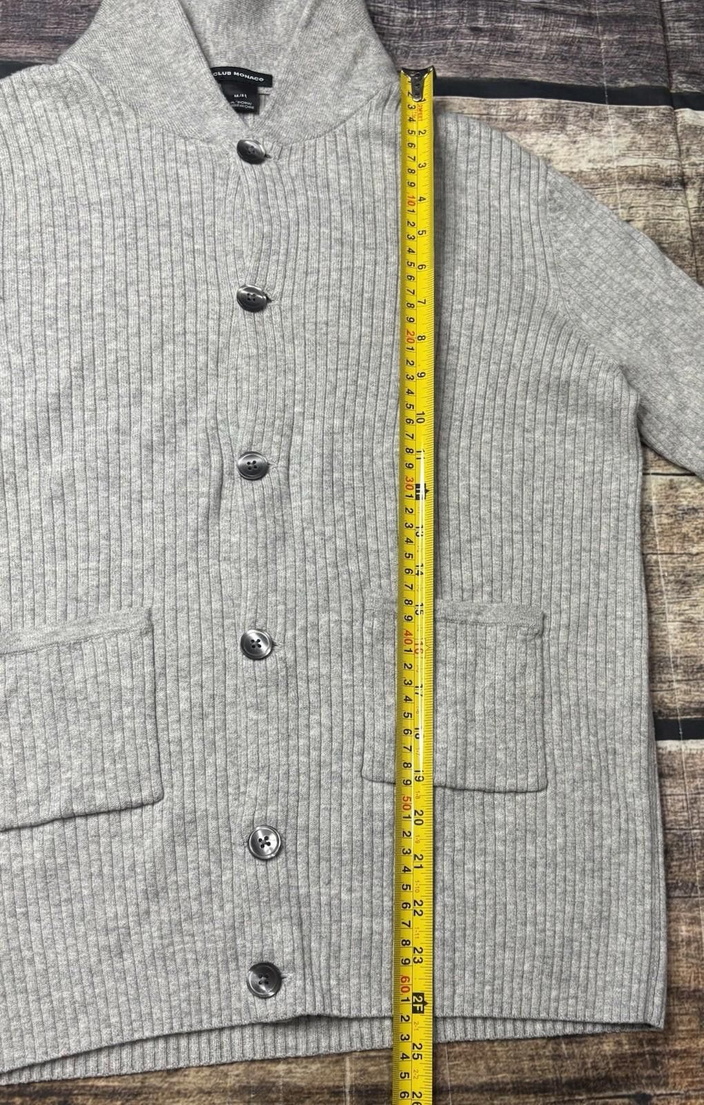 Club Monaco Club Monaco Cardigan Sweater Mens Small Wool Cotton Shawl Size US S / EU 44-46 / 1 - 9 Thumbnail