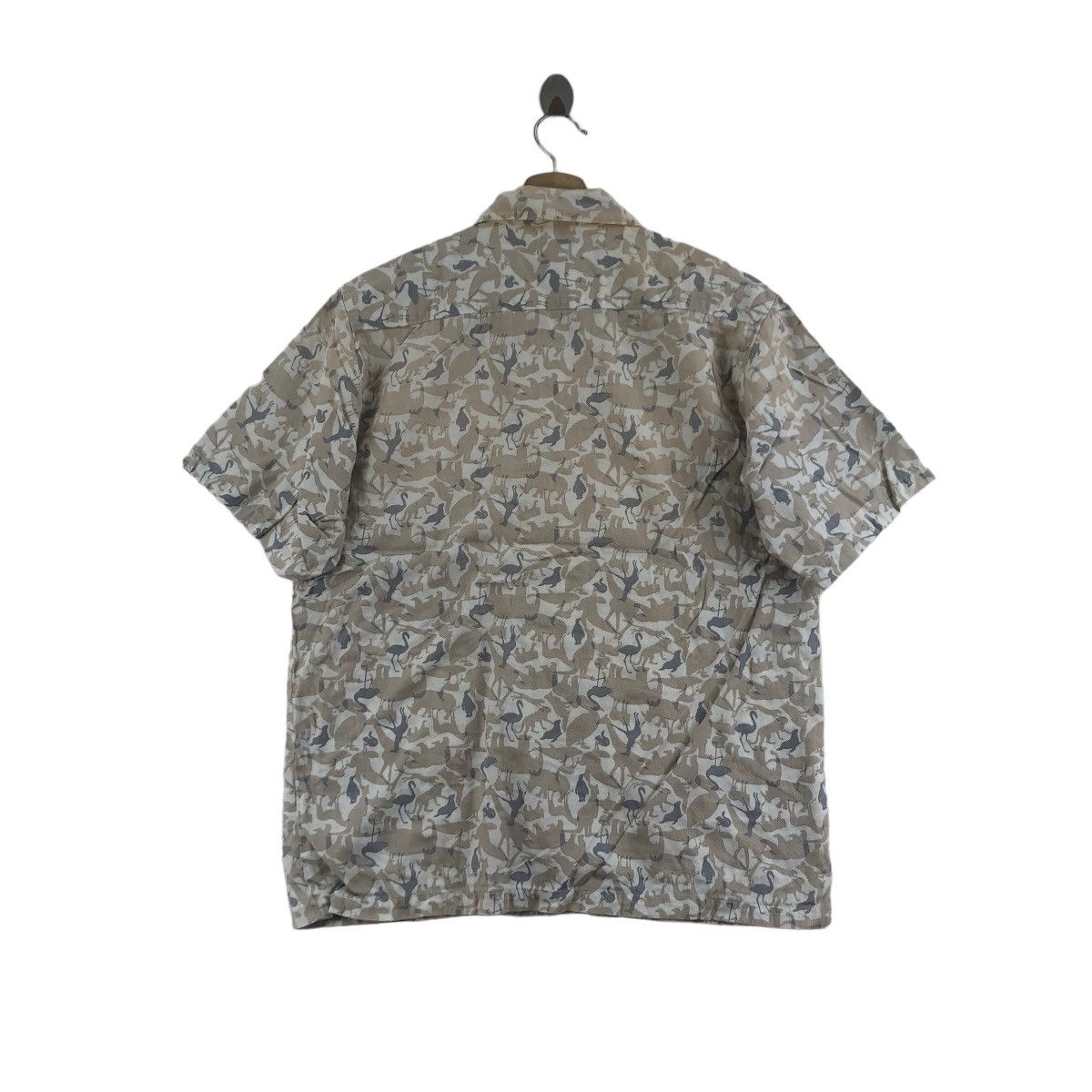 Kansai Yamamoto Vintage 90’ KANSAI YAMAMOTO HOMME Safari Button Tee Shirt Size US M / EU 48-50 / 2 - 4 Thumbnail