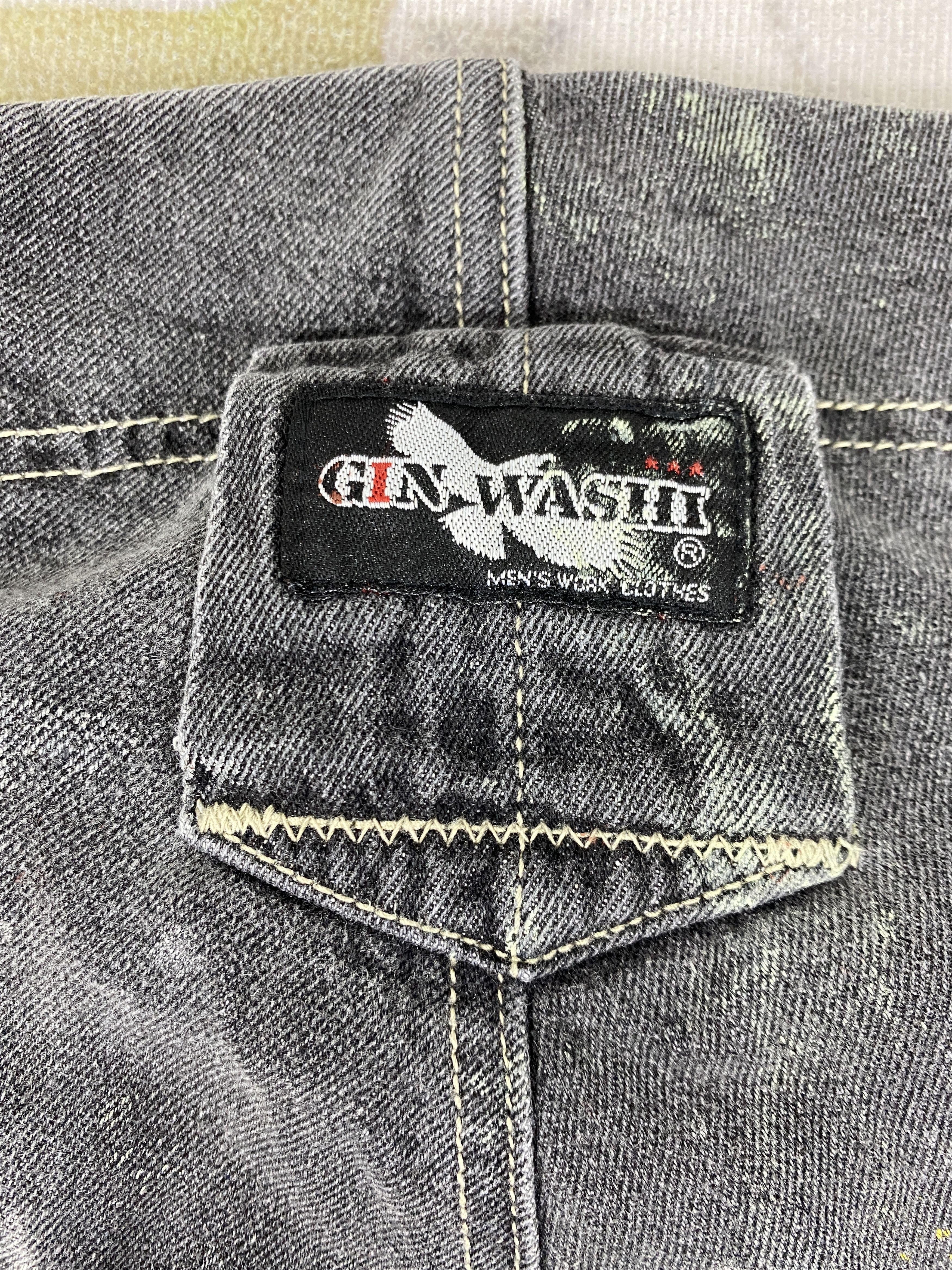 Vintage Distressed Paint Vintage Baggy Jeans 30x40 Denim-JN3574 Size US 30 / EU 46 - 13 Thumbnail