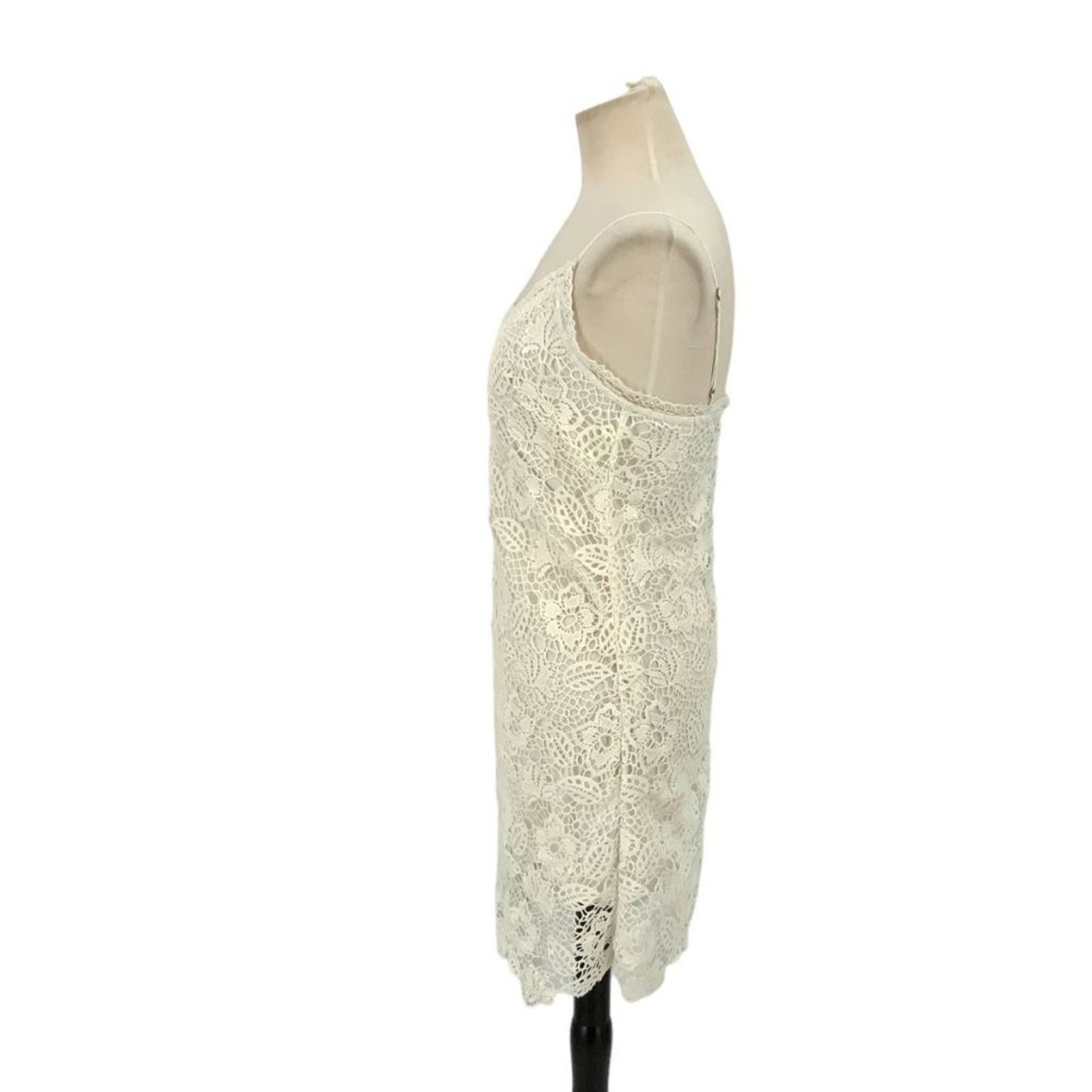 Rag & Bone Aleah Crochet Mini Dress White Sz 4 NWOT $475 MSP