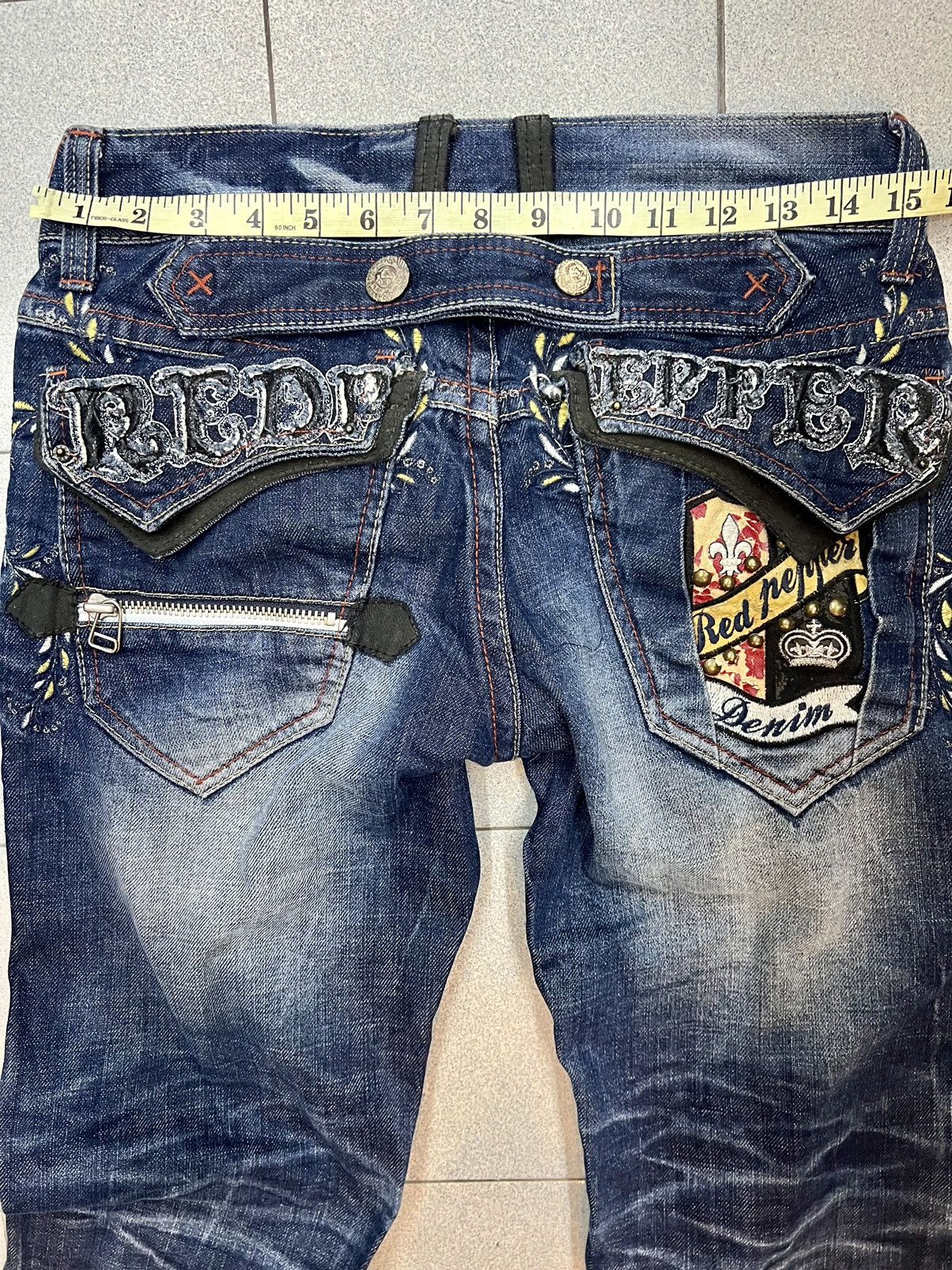 Hysteric Glamour Redpepper Seditionaries Distressed Jeans Size US 32 / EU 48 - 21 Thumbnail