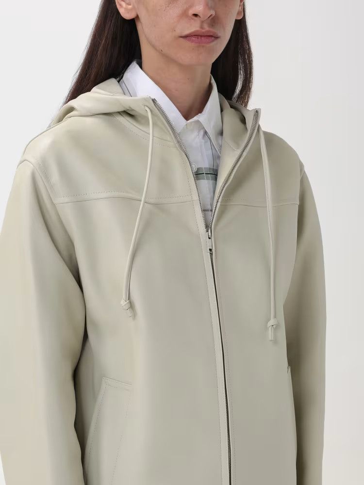 Bottega Veneta o1s22i1n0425 Leather Jacket in Light Beige Size M / US 6-8 / IT 42-44 - 5 Thumbnail