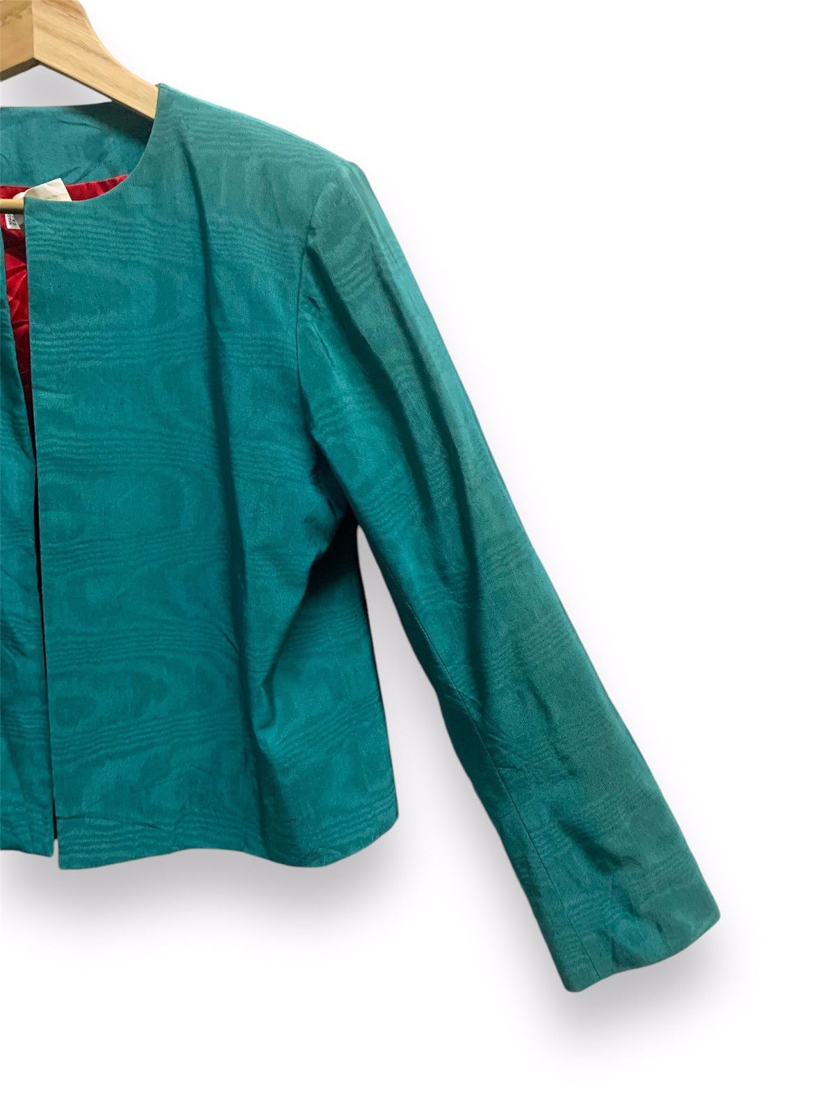 Vintage × Yves Saint Laurent Vintage Yves Saint Lauren Crop Top Blazzer coat Size S / US 4 / IT 40 - 4 Thumbnail