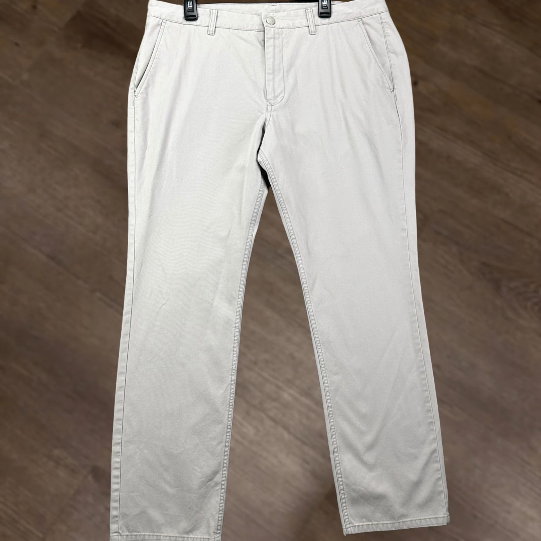 Bonobos Bonobos Khakis Pants 38X32 Beige Slim Flat Front Straight Leg Casual Mens Size US 38 / EU 54 - 1 Thumbnail