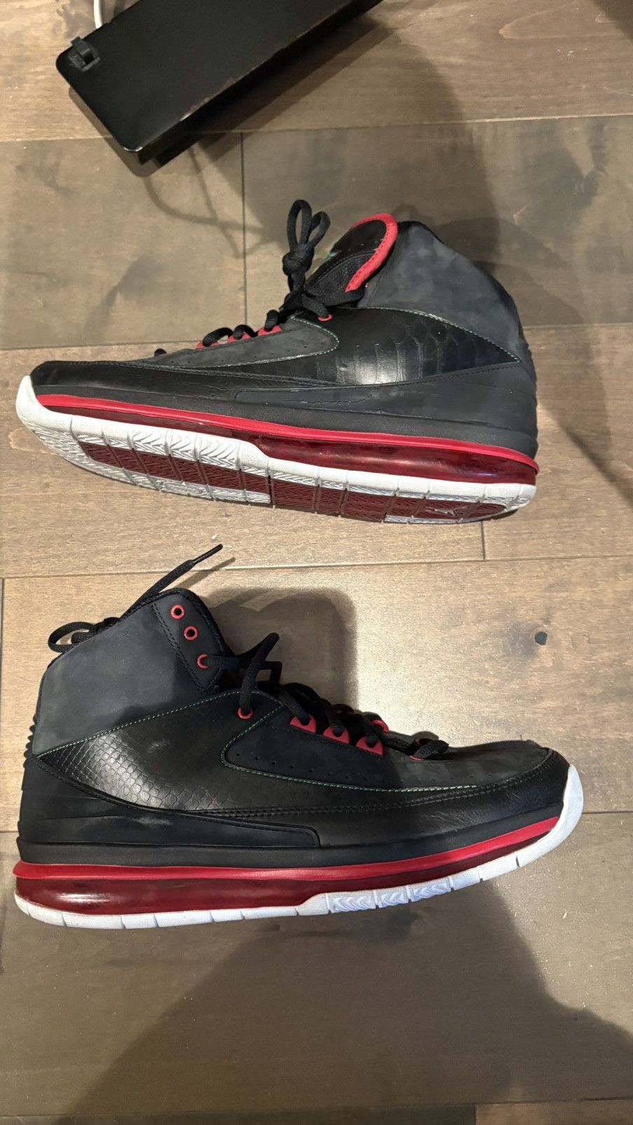 Jordan Brand Nike Air Jordan Retro 2.0 Max Air Black/Red/Green Size US 10.5 / EU 43-44 - 1 Thumbnail