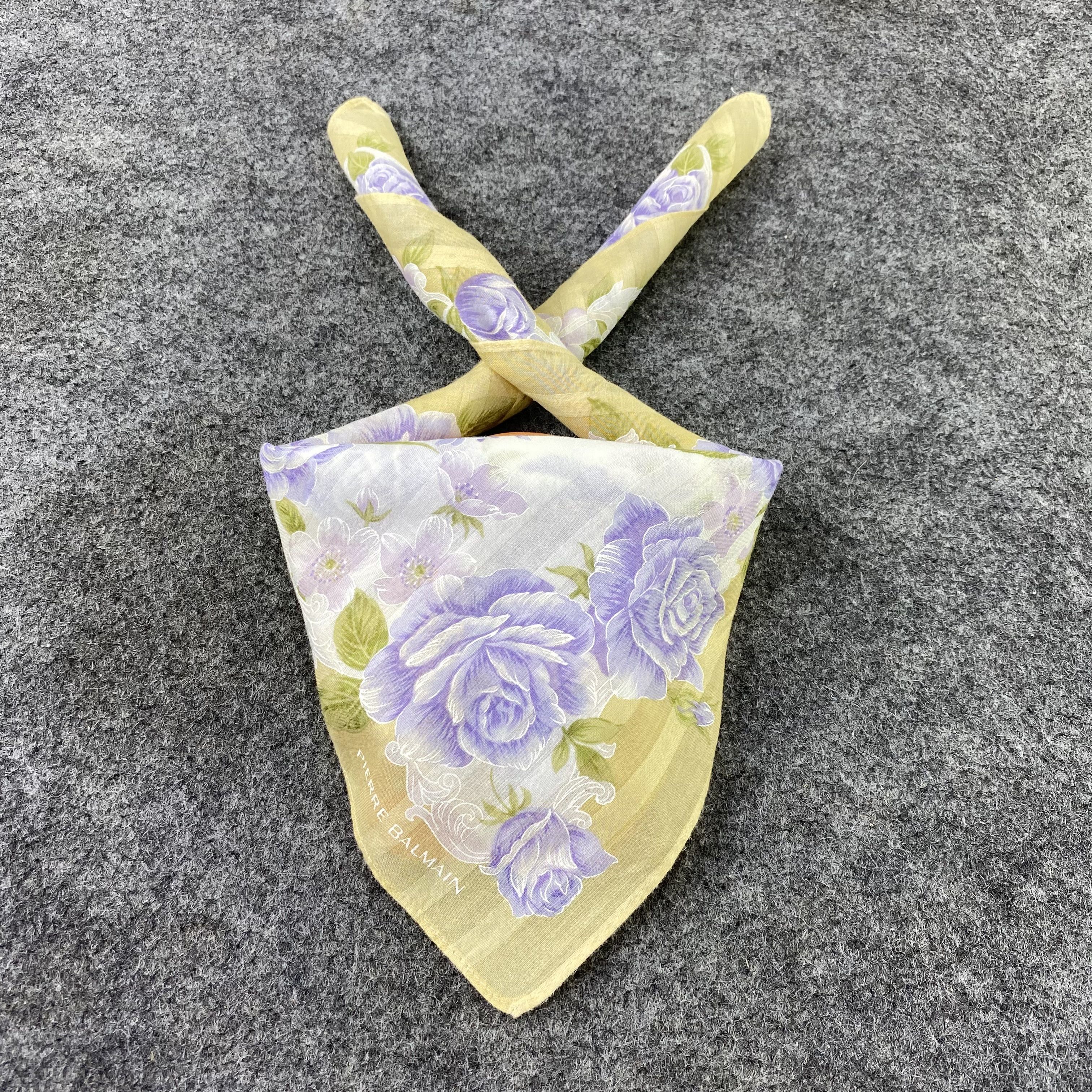 Pierre Balmain Pierre Balmain Handkerchief / Bandana / Neckerchief -B682 Size ONE SIZE - 2 Thumbnail