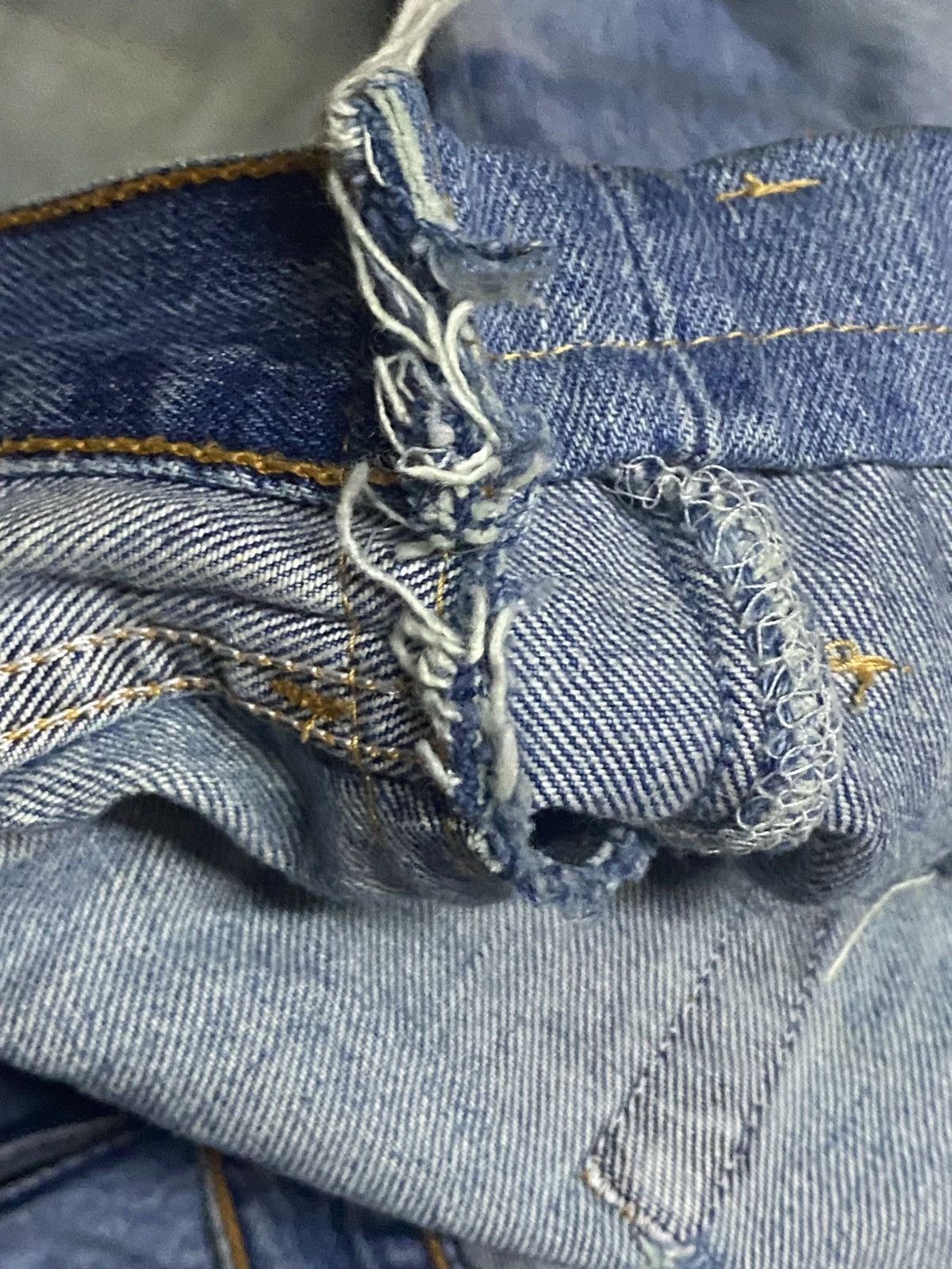 Levi's Levis Crazy Custom Super Baggy Style Paint Splatter Jeans Size US 36 / EU 52 - 18 Thumbnail