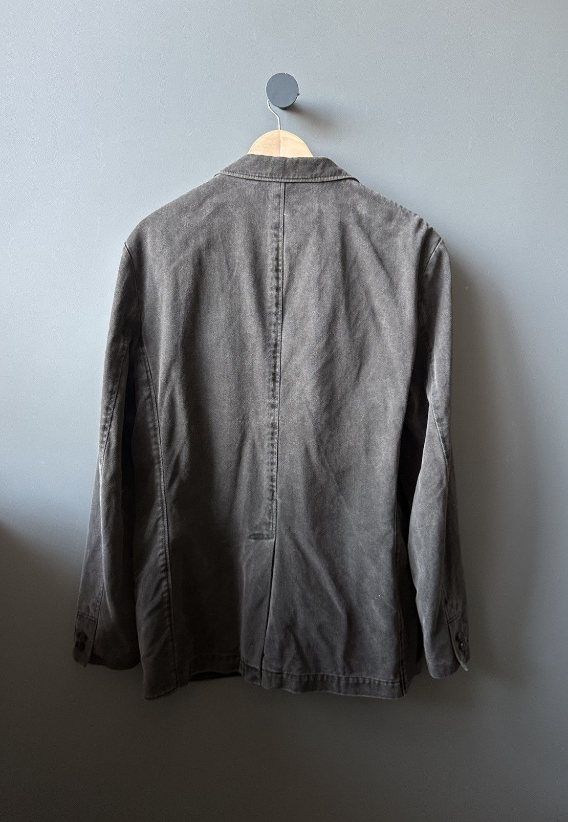 Japanese Brand Oska Faded Green Avant-garde Blazer Size 4 Size 50R - 5 Thumbnail