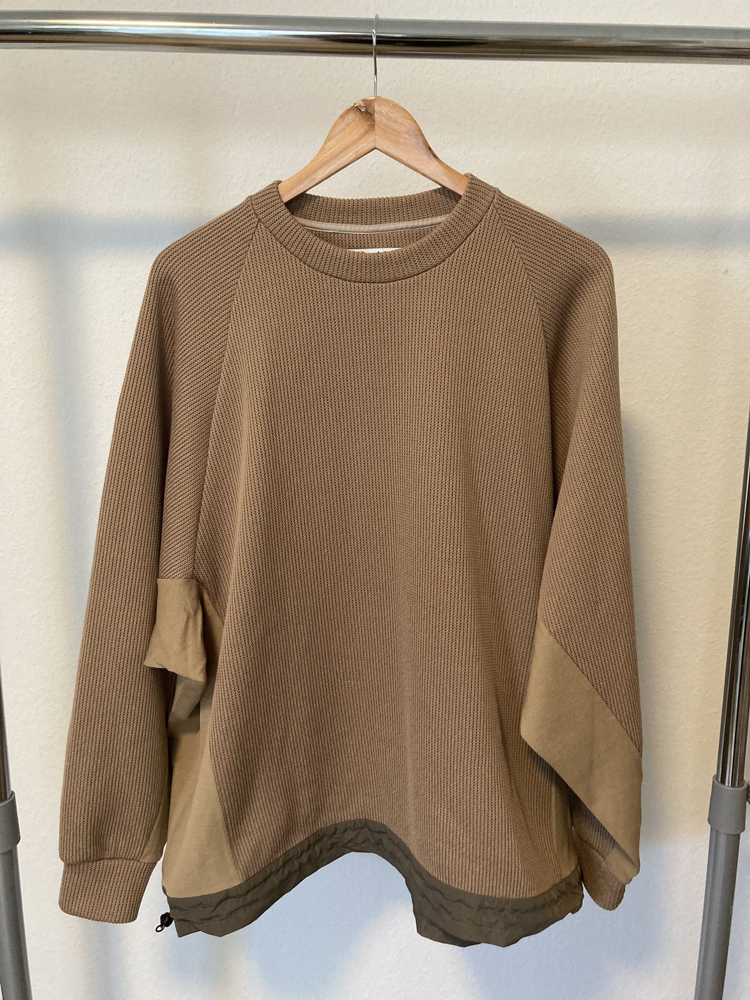 White Mountaineering White Mountaineering Oversized Raglan Knit Sweater Brown Size US M / EU 48-50 / 2 - 1 Thumbnail