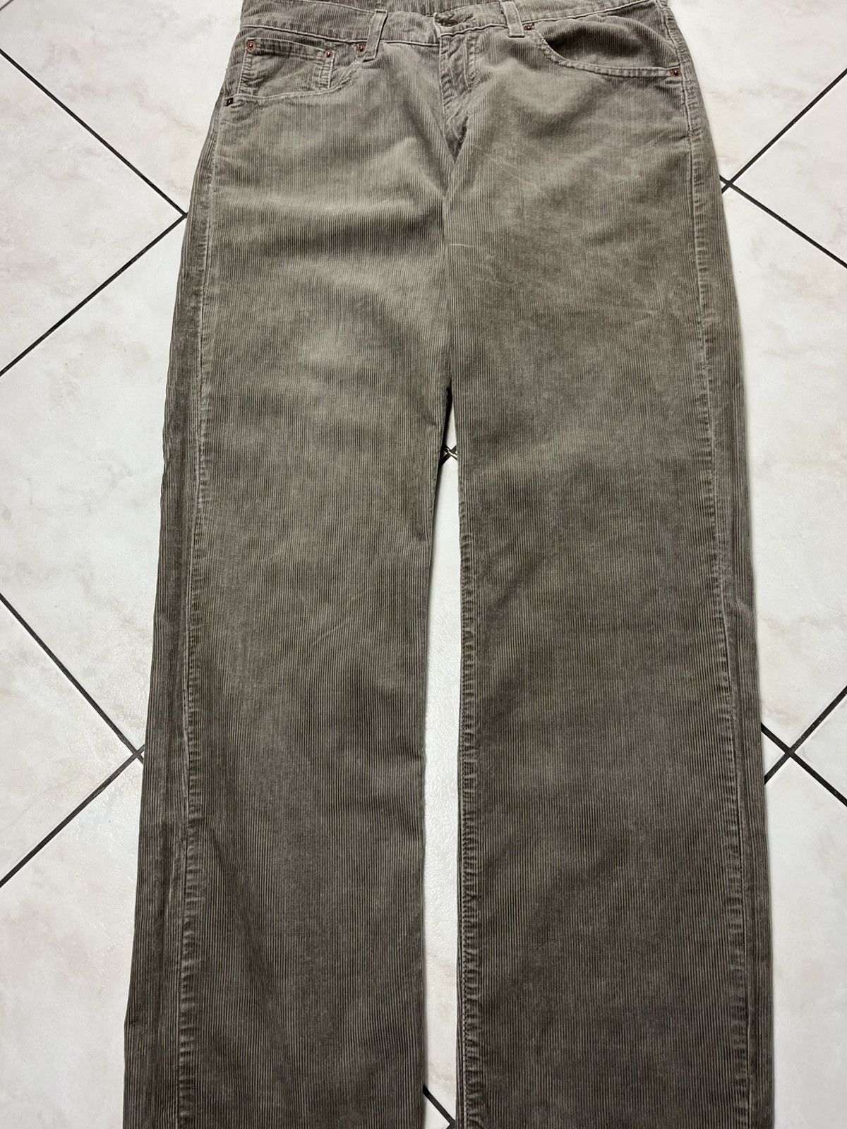 Levi's × Vintage Vintage Levi’s 751 corduroy velvet regular pants trousers Size US 32 / EU 48 - 4 Thumbnail