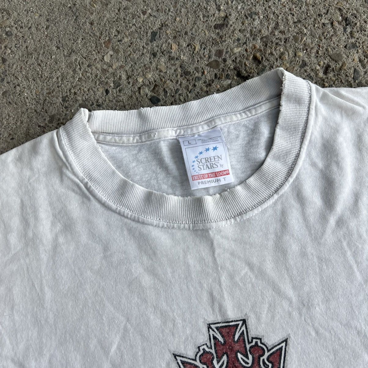 Band Tees × Vintage Rare 🔥Vintage thrashed band hardcore Size US L / EU 52-54 / 3 - 4 Thumbnail