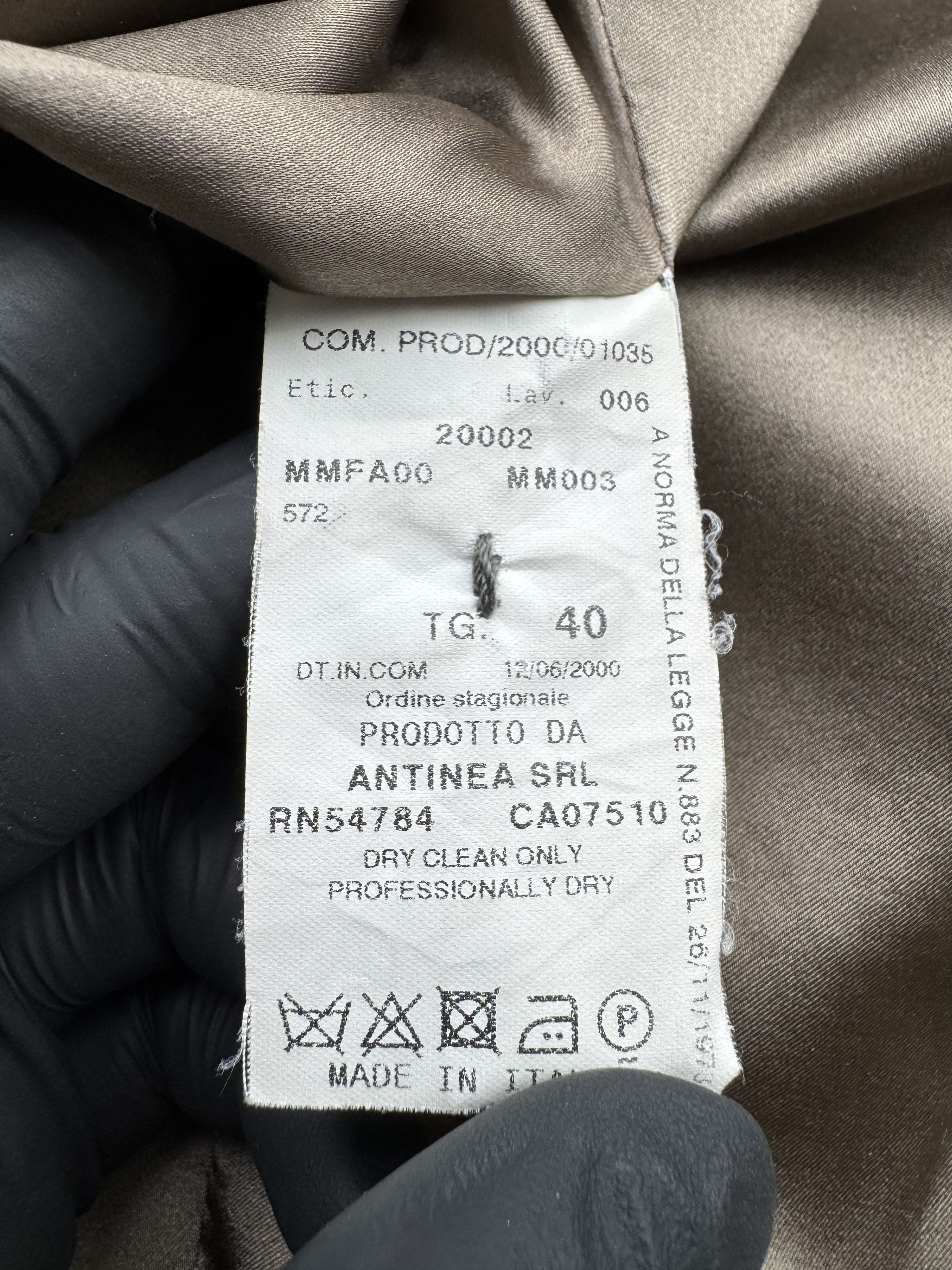 Armani Collezioni Armani Collezioni 2000s Rare Wool/Silk Cropped Jacket (B200) Size S / US 4 / IT 40 - 7 Thumbnail