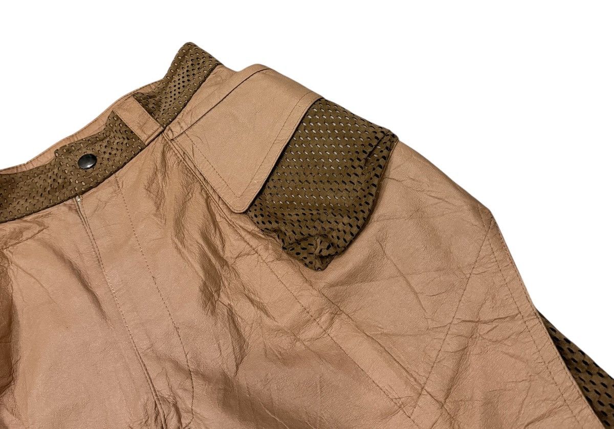Vintage Kansai International Leather Like Polytab Rayon Pant