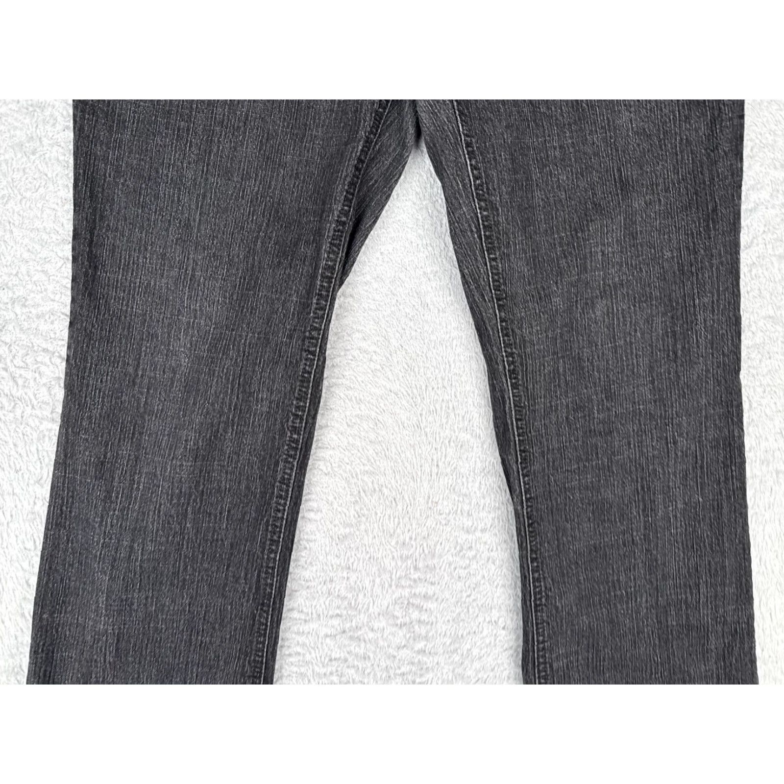 Vintage Riders by Lee Jeans Womens Bootcut 12 Black Stretch Midrise Denim Pants Size 34" / US 12 / IT 48 - 3 Thumbnail