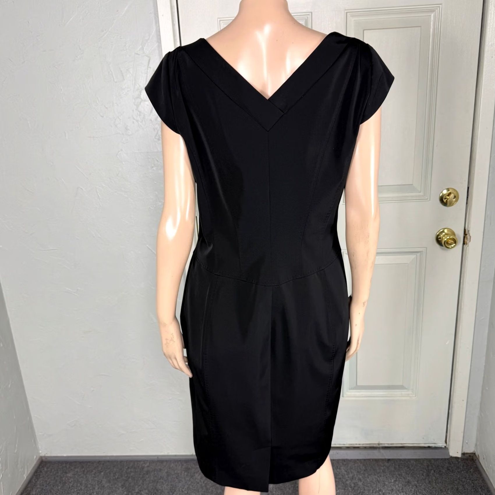 Ted Baker Ted Baker Dress Womens 4 Black London Women Designer Ottoman Pencil Stretch Size S / US 4 / IT 40 - 4 Thumbnail