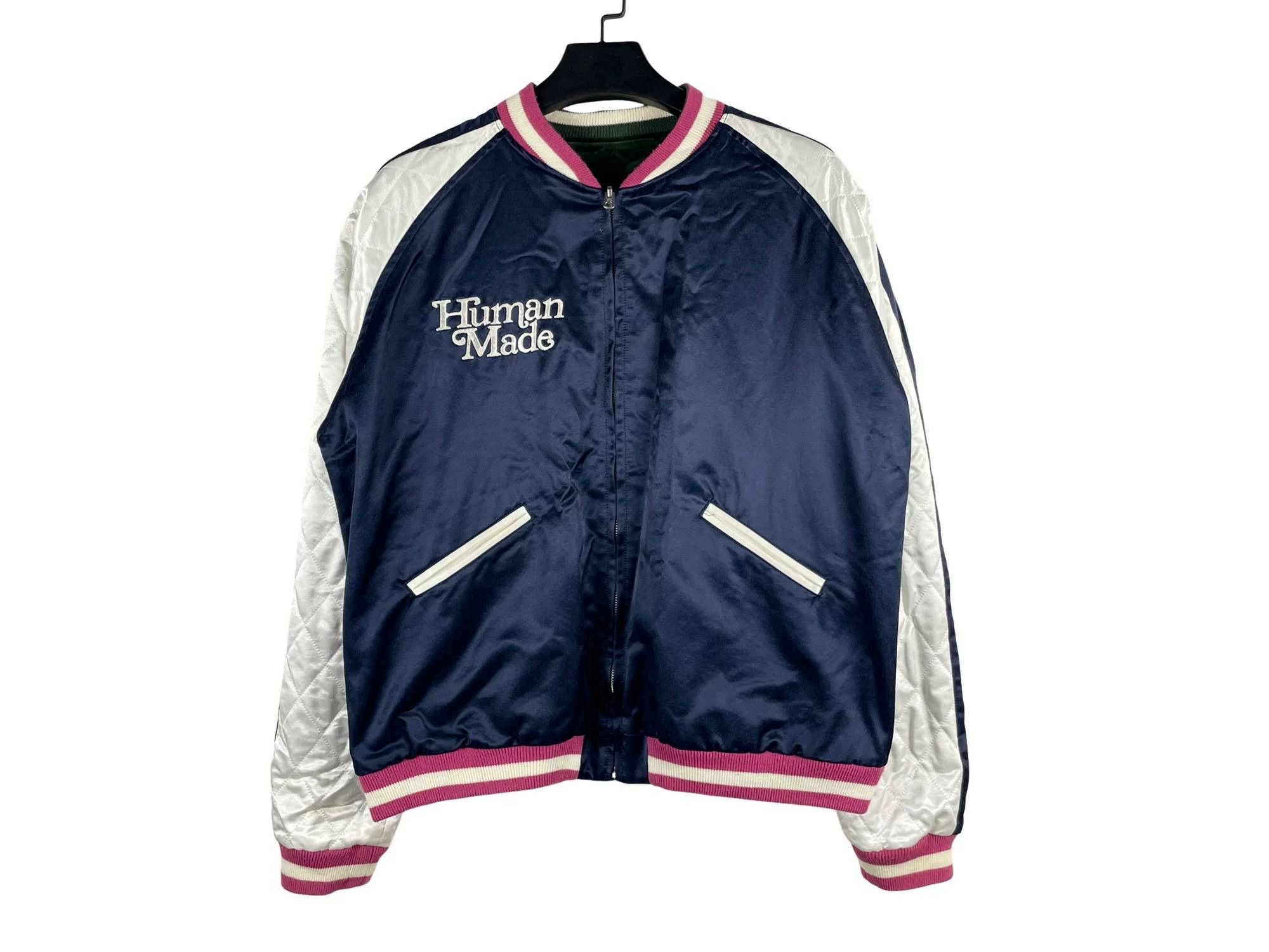Human Made Girls Don’t Cry × HUMAN MADE 2-Sided YOKOSUKA Varsity Satin Size US L / EU 52-54 / 3 - 6 Thumbnail