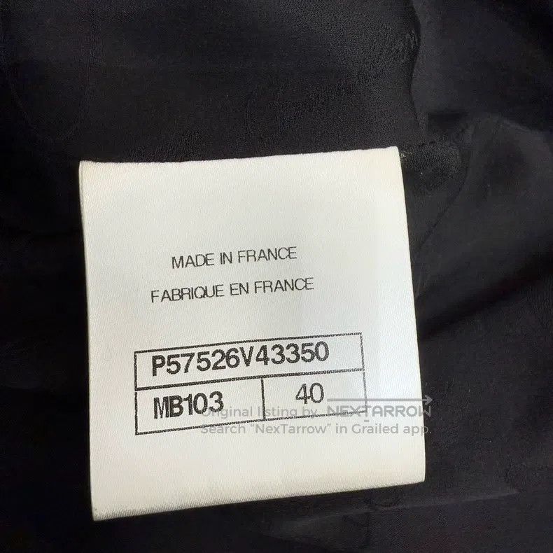 Chanel Chanel 17-year-old ground-controlled black and white sequi Size S / US 4 / IT 40 - 5 Thumbnail