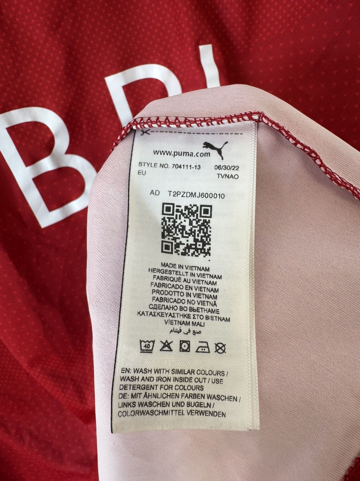 Puma Vaduz FC 2022-2023 Home Soccer Jersey Football Shirt Kit Size US L / EU 52-54 / 3 - 19 Thumbnail