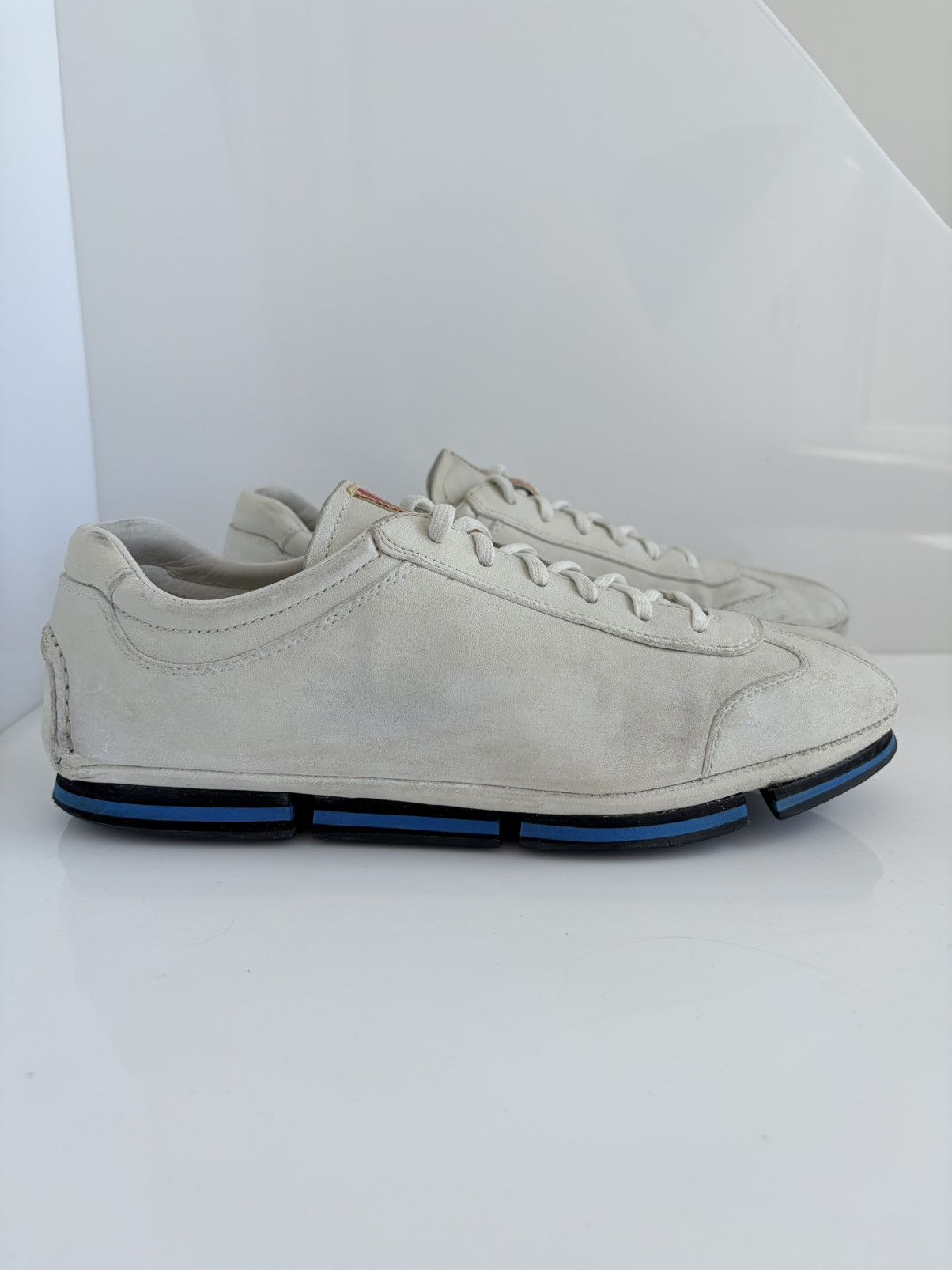 Prada Prada Sport Baskets Sneakers Americas Cup Leather Shoes Size US 9 / EU 42 - 3 Thumbnail