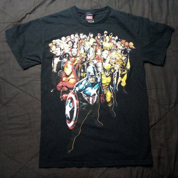 Mad Engine × Marvel Comics Marvel Mad Engine Characters Portraits T-Shirt Size US S / EU 44-46 / 1 - 2 Thumbnail