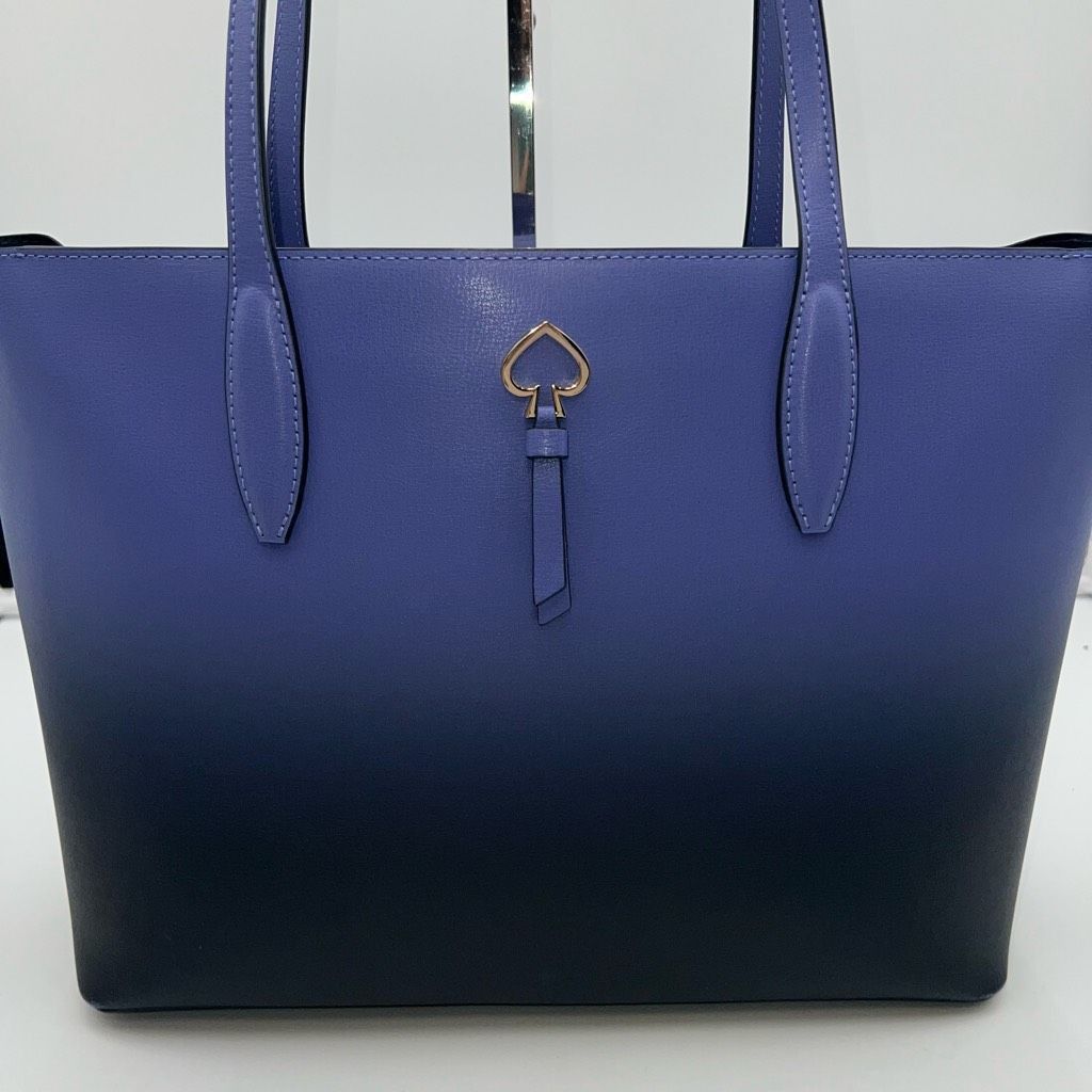 Kate Spade Kate Spade Large Adel Tote Bag and Long Wallet Set in Nightcap Purple Ombré Size ONE SIZE - 4 Thumbnail