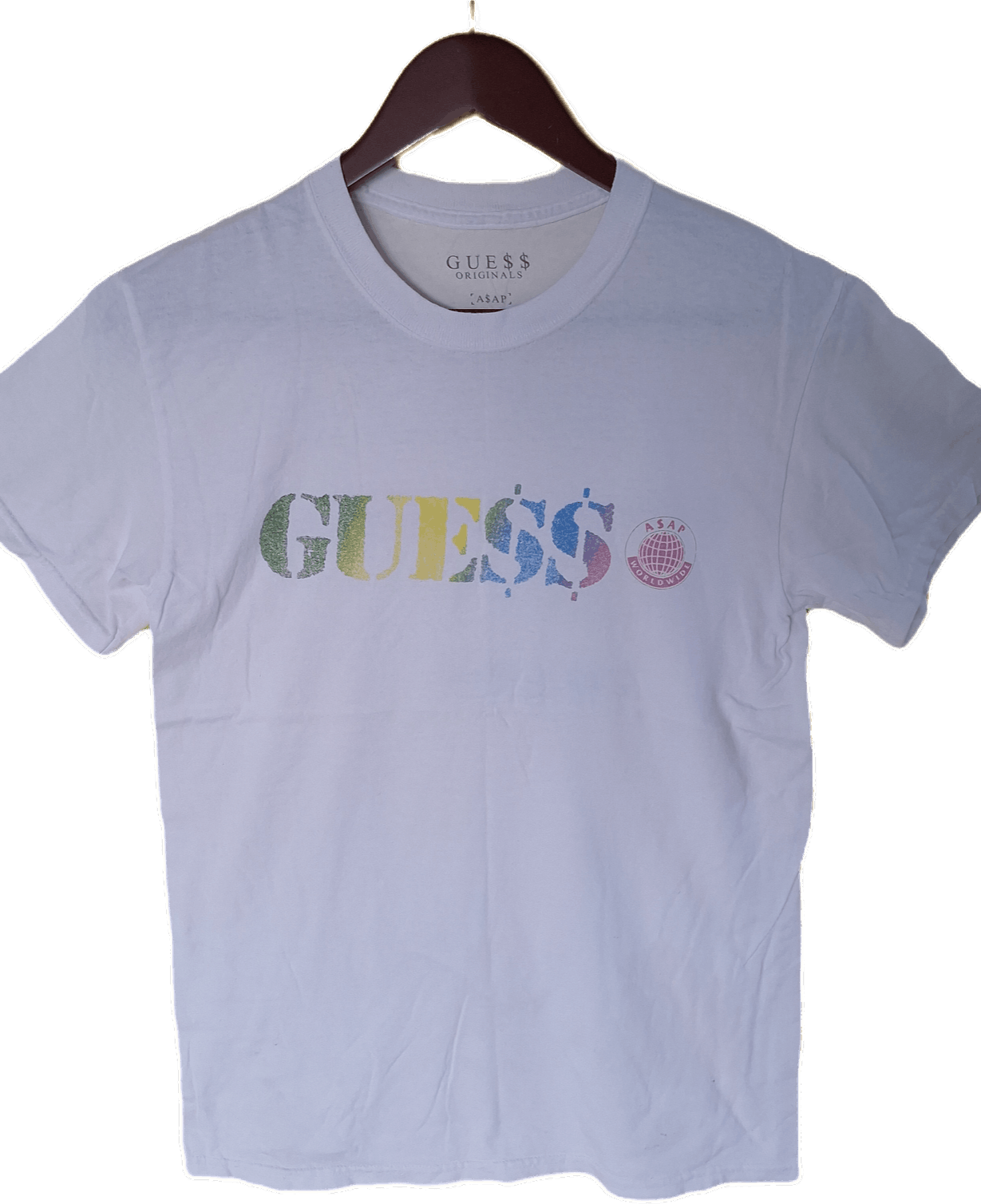 A$AP Rocky × Guess Guess Asap Tees t shirt Size US S / EU 44-46 / 1 - 1 Thumbnail