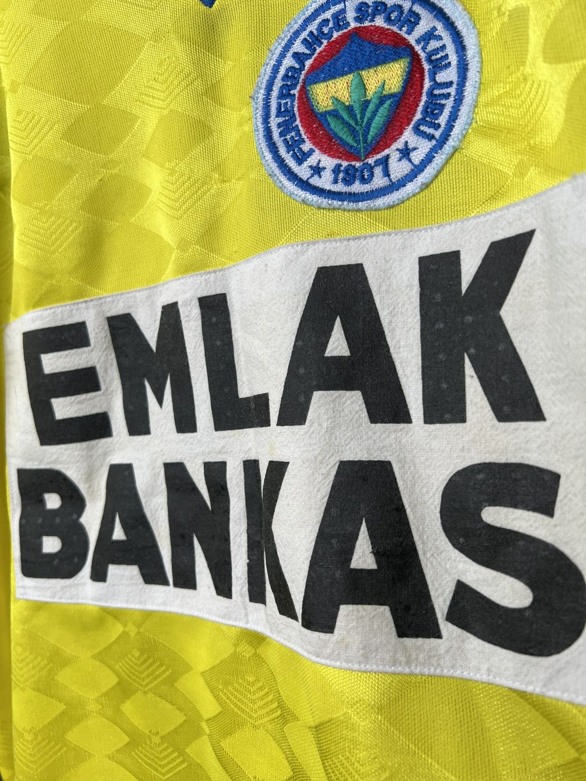 Vintage 1991/93 FENERBAHCE HOME RETRO REPLICA #8 SOCCER JERSEY SHIRT Size US M / EU 48-50 / 2 - 13 Thumbnail