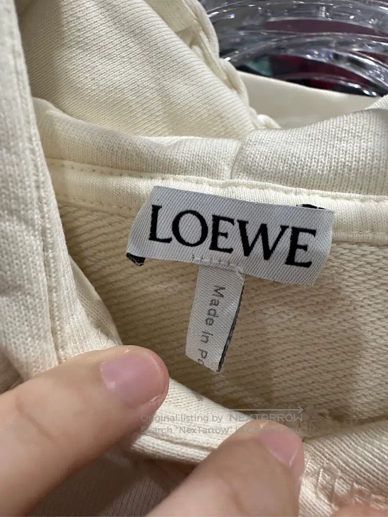 Loewe Loewe Leather Patch Logo Hoodie Size US M / EU 48-50 / 2 - 6 Thumbnail
