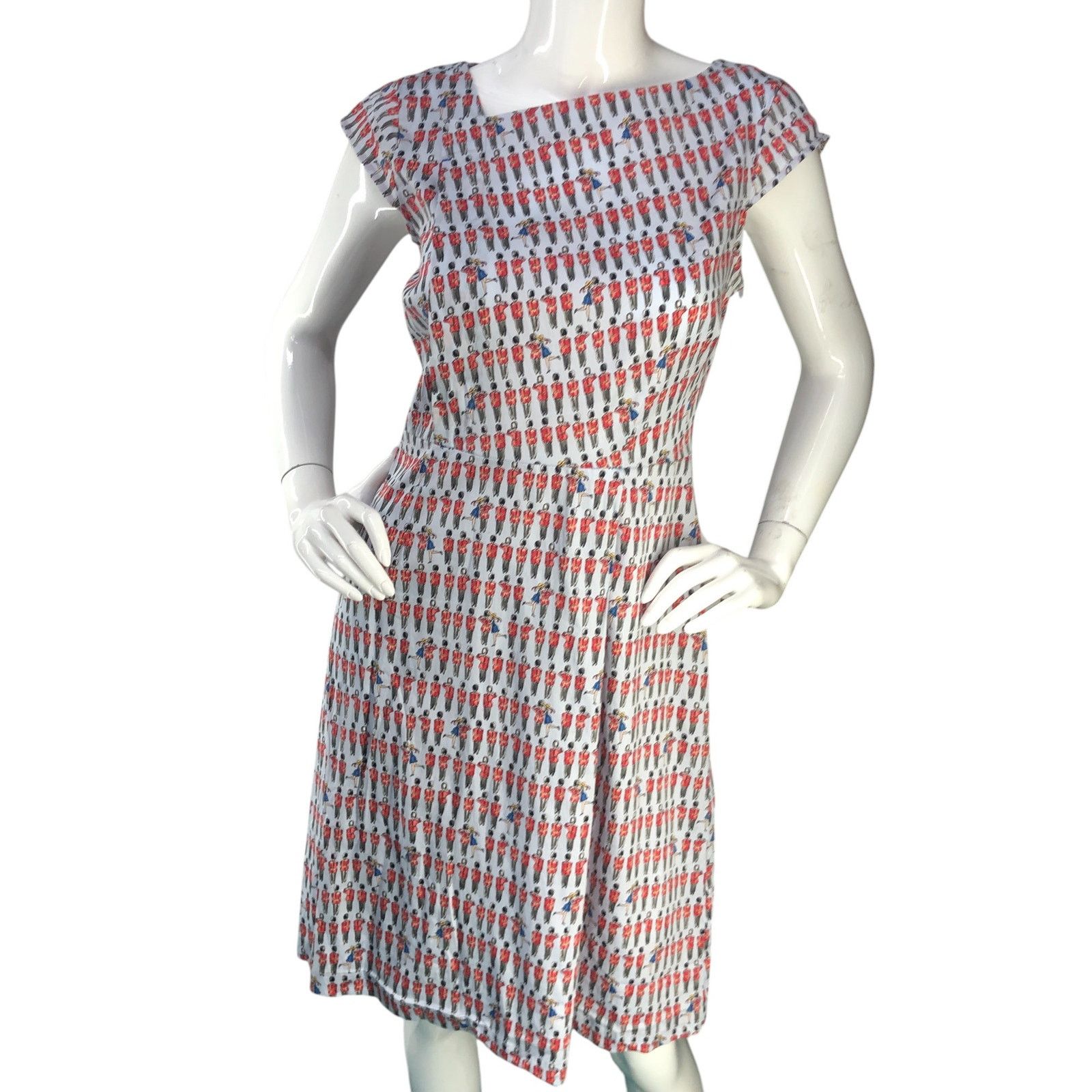 Savile Row The Savile Row Company Sz 2 Dress Royal Guard Novelty Print Size XS / US 0-2 / IT 36-38 - 11 Thumbnail