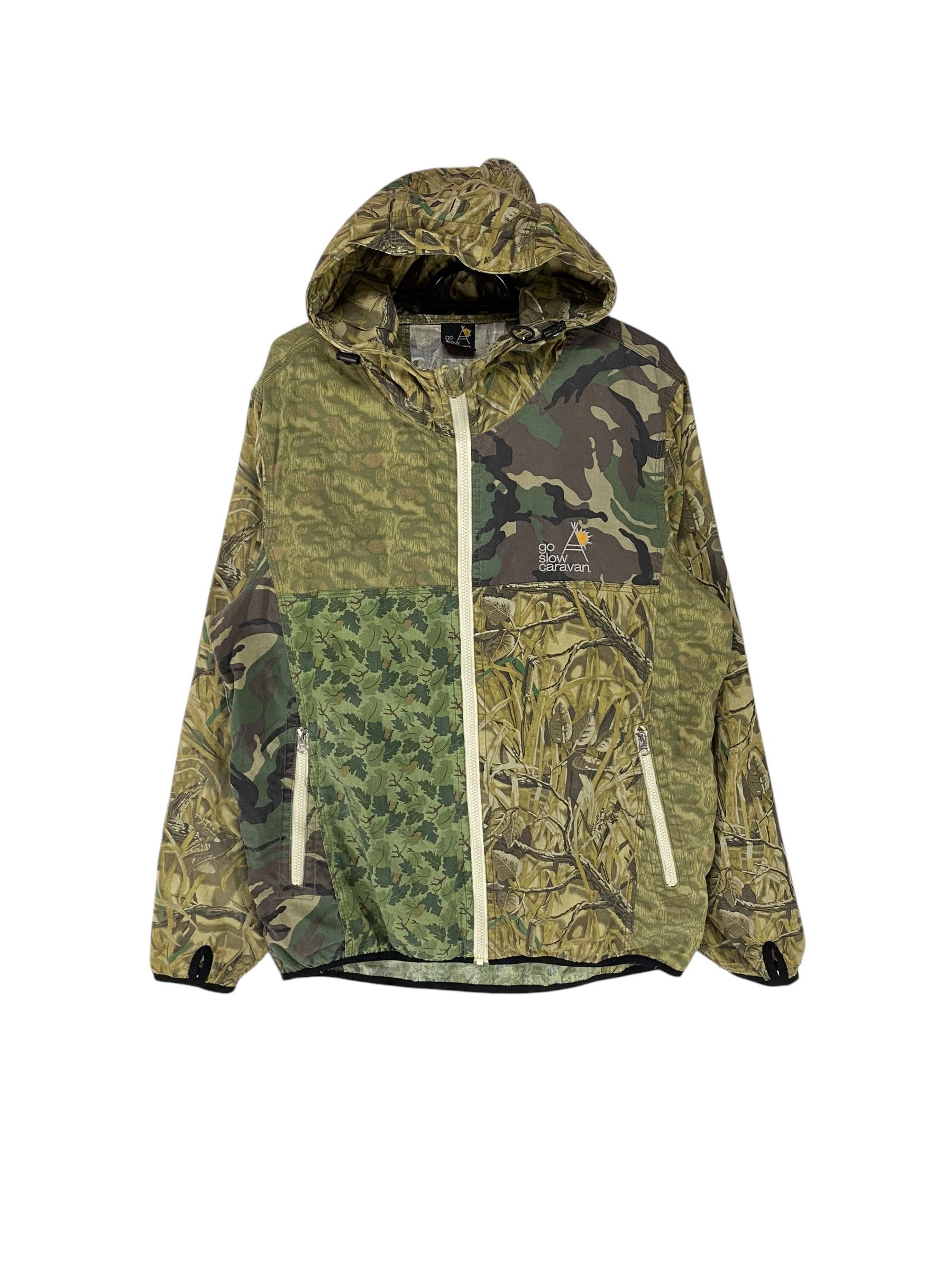 Other Go slow caravan multi camo patchwork hoodie jacket Size US M / EU 48-50 / 2 - 1 Thumbnail