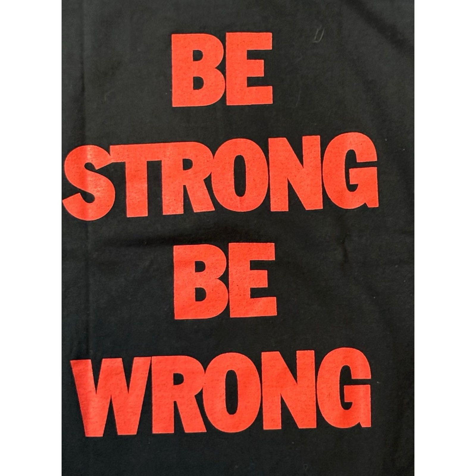Fruit Of The Loom VINTAGE Nomeansno Be Strong Wrong Shirt XL Black Cotton Crew Neck Short Sleeve Graphic Print Men 90s Punk Rock Band Fruit of the Loom T-Shirt Size US XL / EU 56 / 4 - 5 Thumbnail