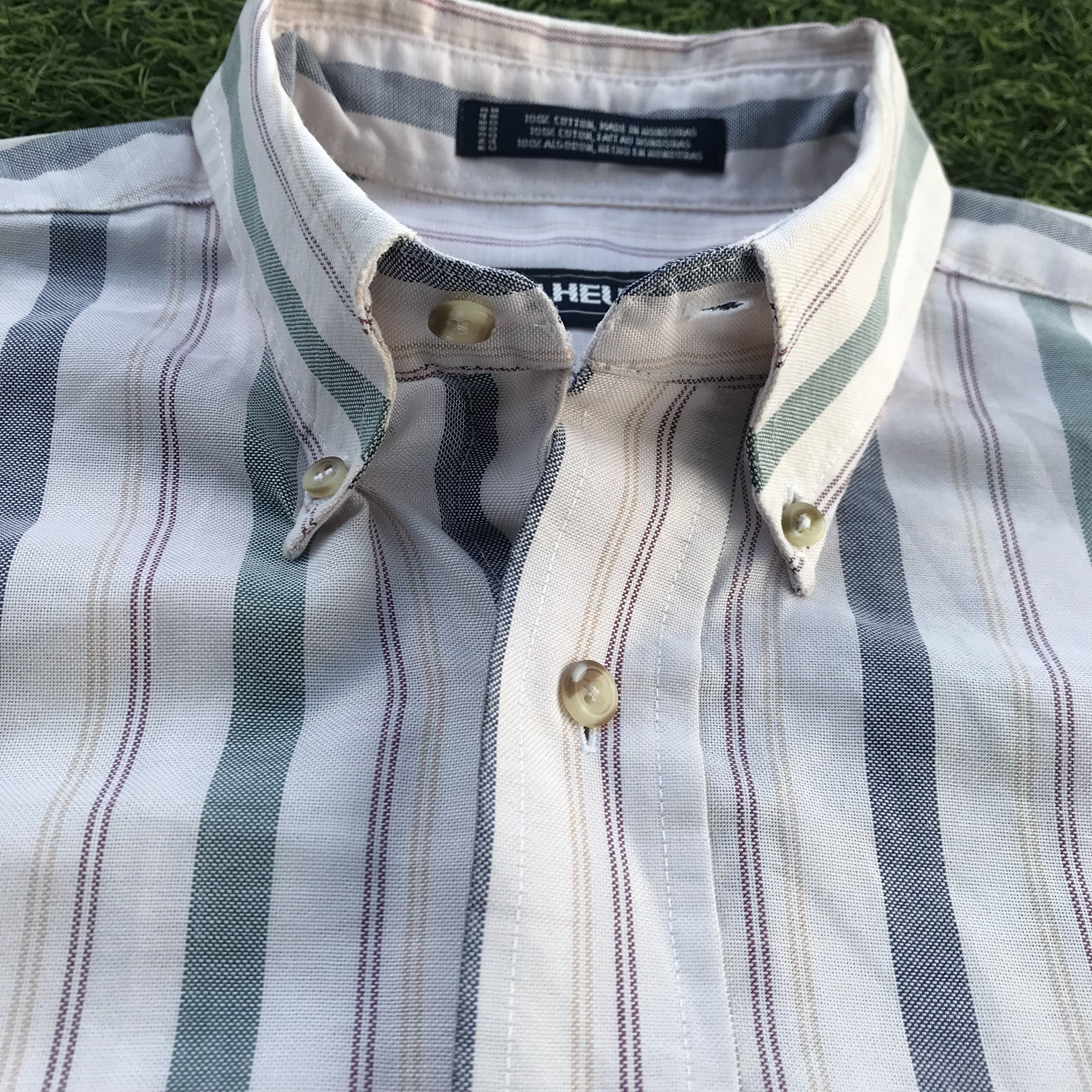 Designer × Van Heusen Vintage Van Heusen Trimfit Shirt 3 finger Colars suedehead Size US XL / EU 56 / 4 - 5 Thumbnail